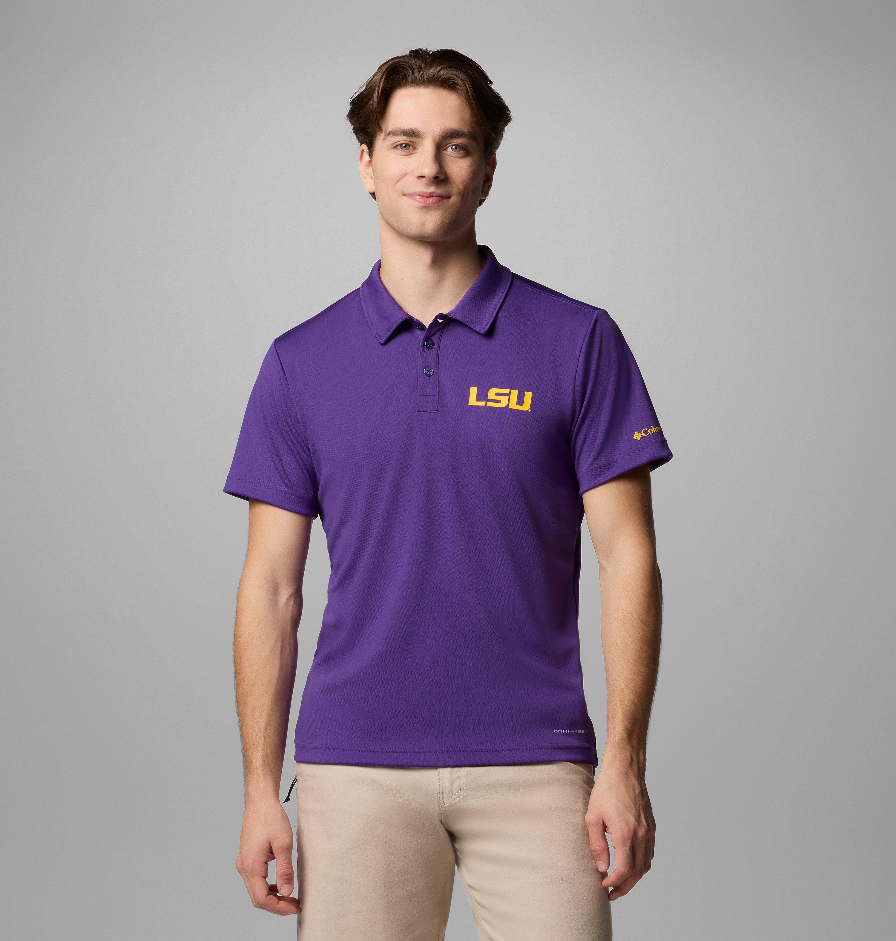 Men's Collegiate Fair Catch Polo - LSU