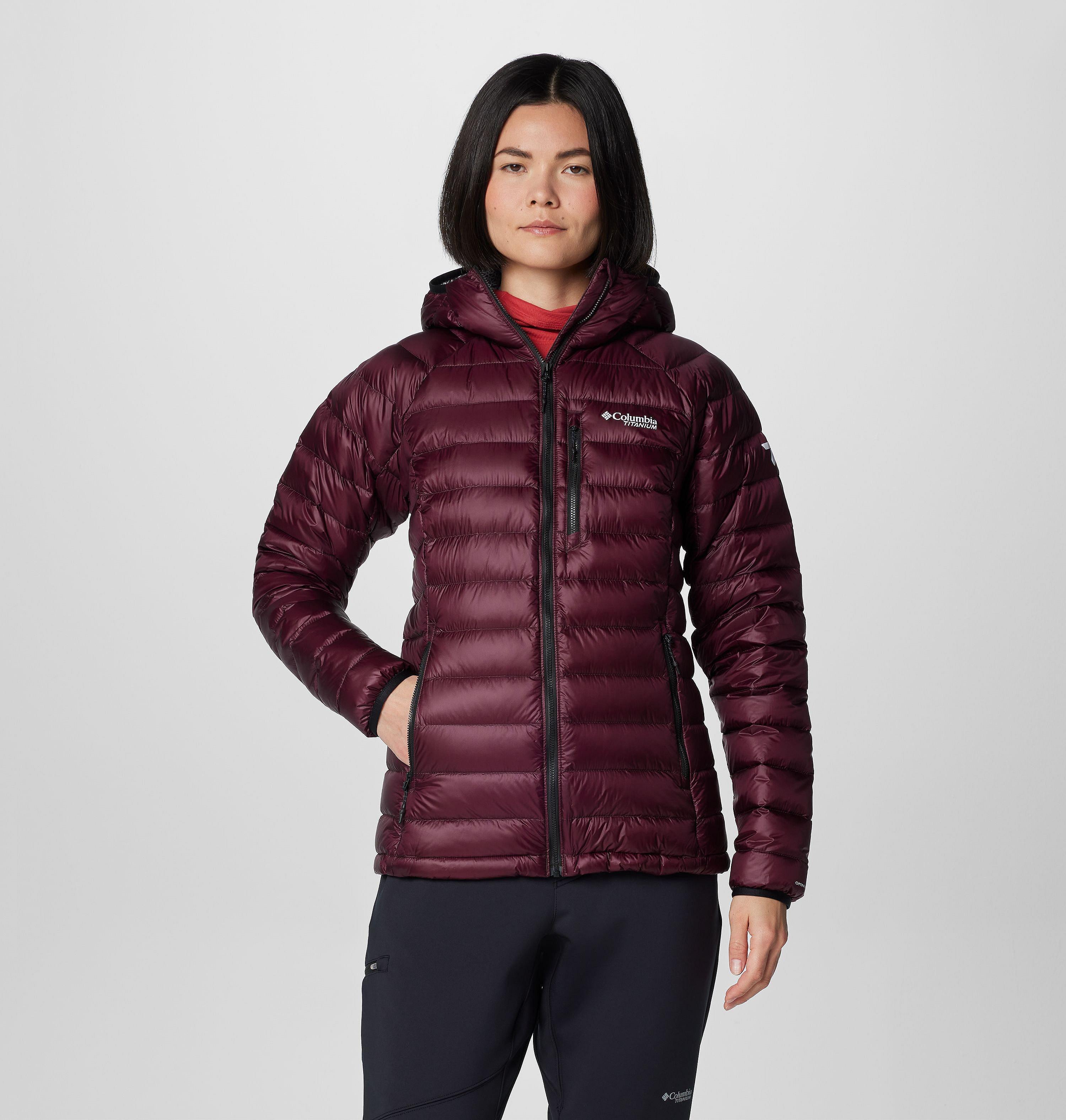 Women's Arctic Crest Down Hooded Jacket