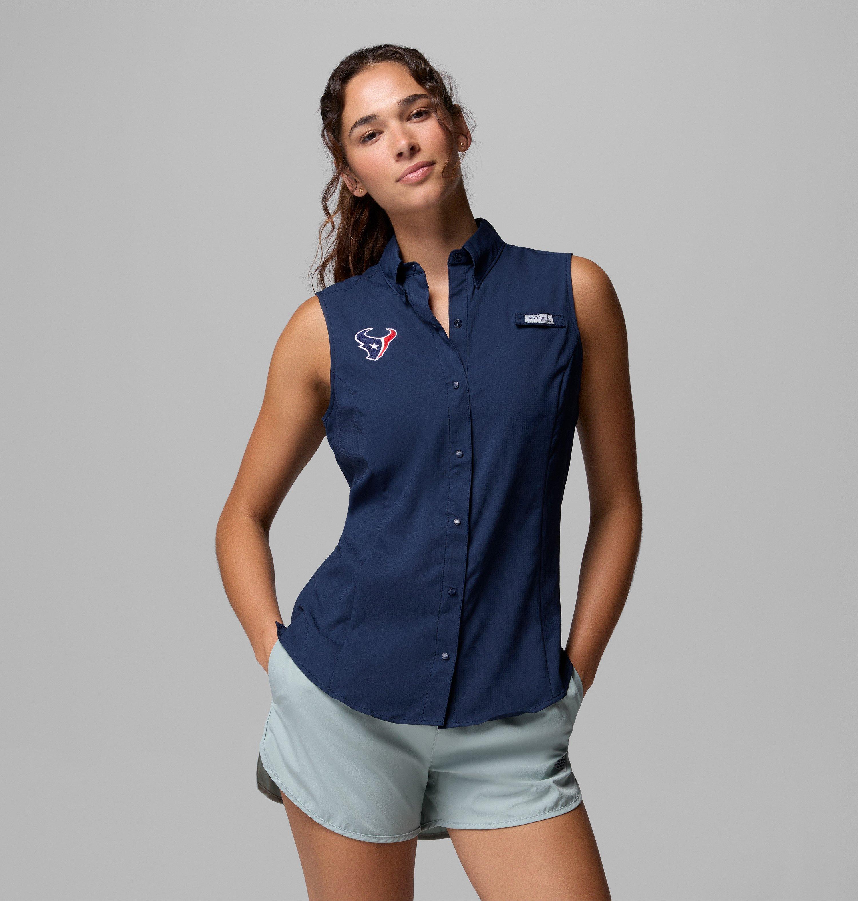 Women's PFG Tamiami Sleeveless Shirt - Houston Texans