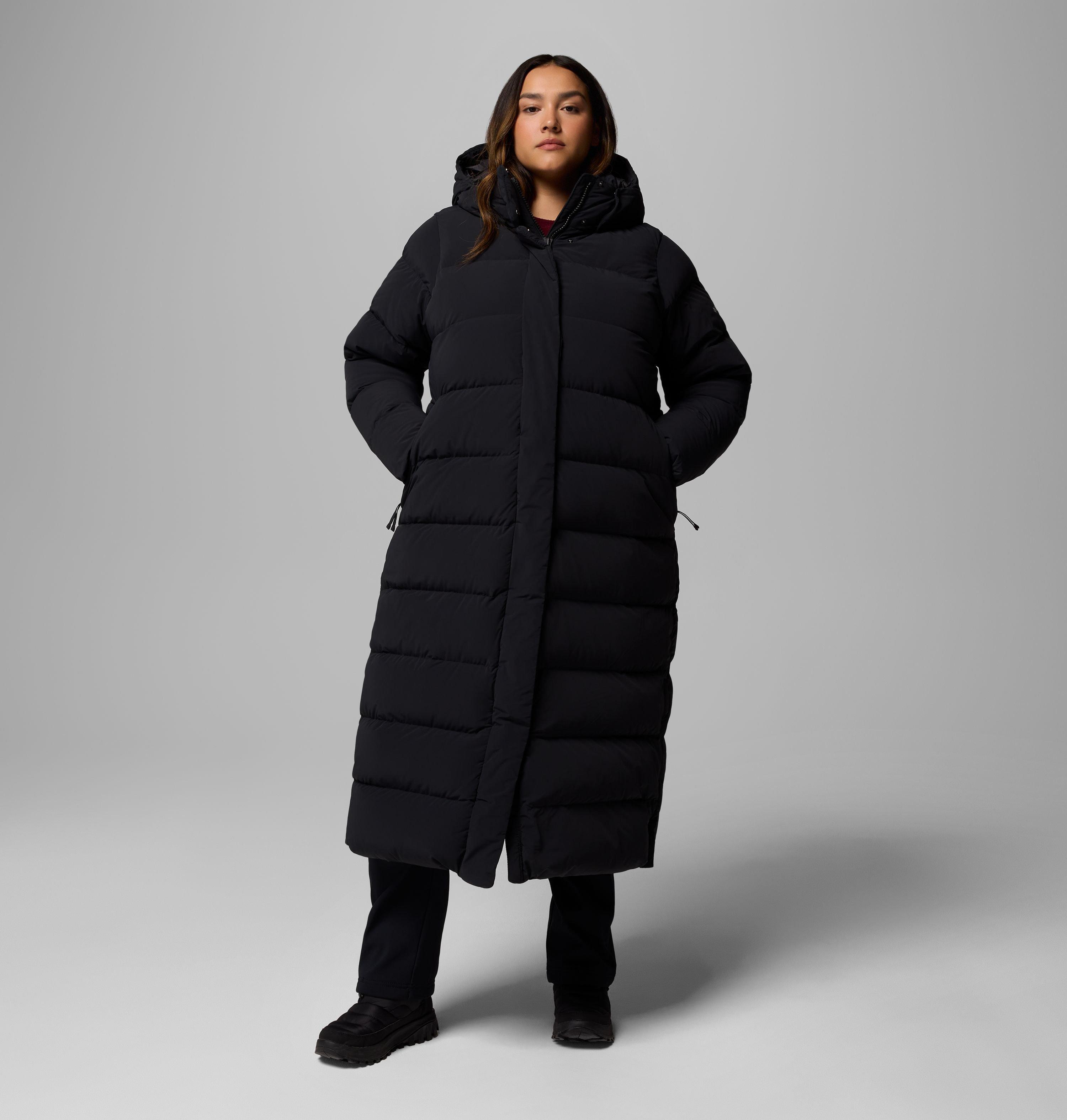 Women's Amaze Puff Long Hooded Jacket - Plus Size