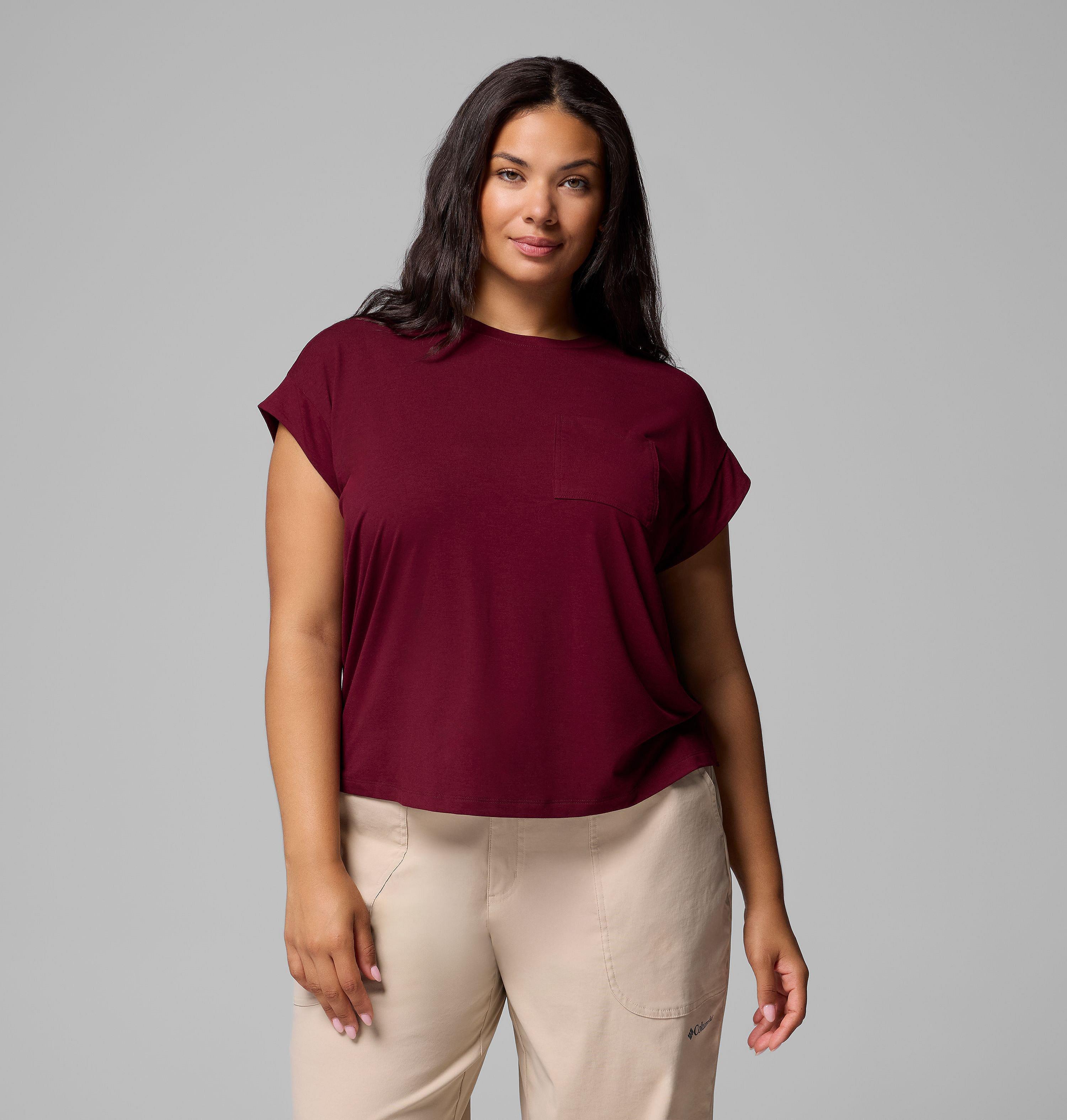 Women's Daniela Falls Short Sleeve Shirt - Plus Size