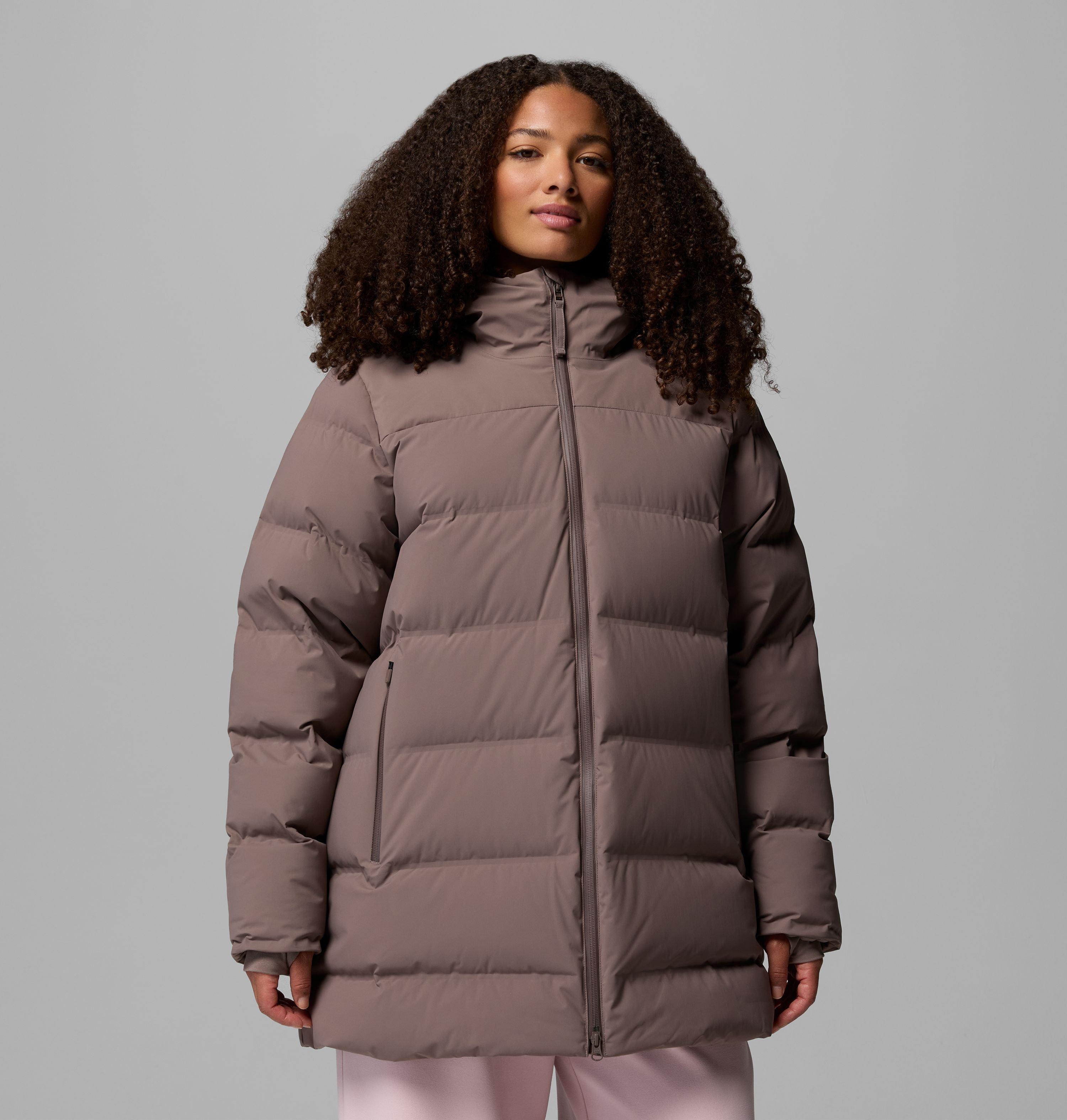 Women's Amaze Puff Heat Seal Mid Hooded Jacket - Plus Size