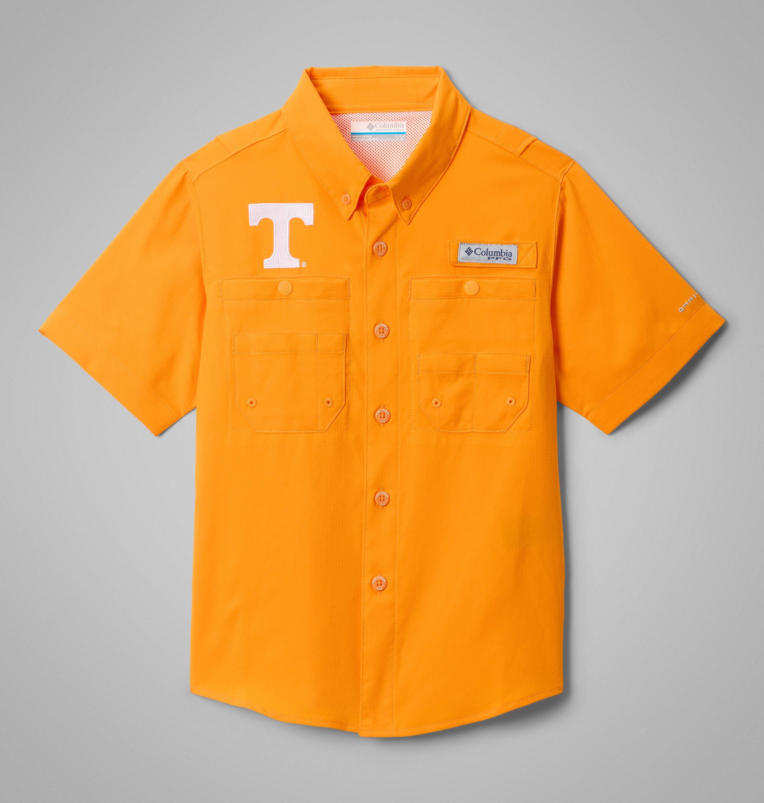 Kids' Collegiate PFG Tamiami Short Sleeve Shirt - Tennessee