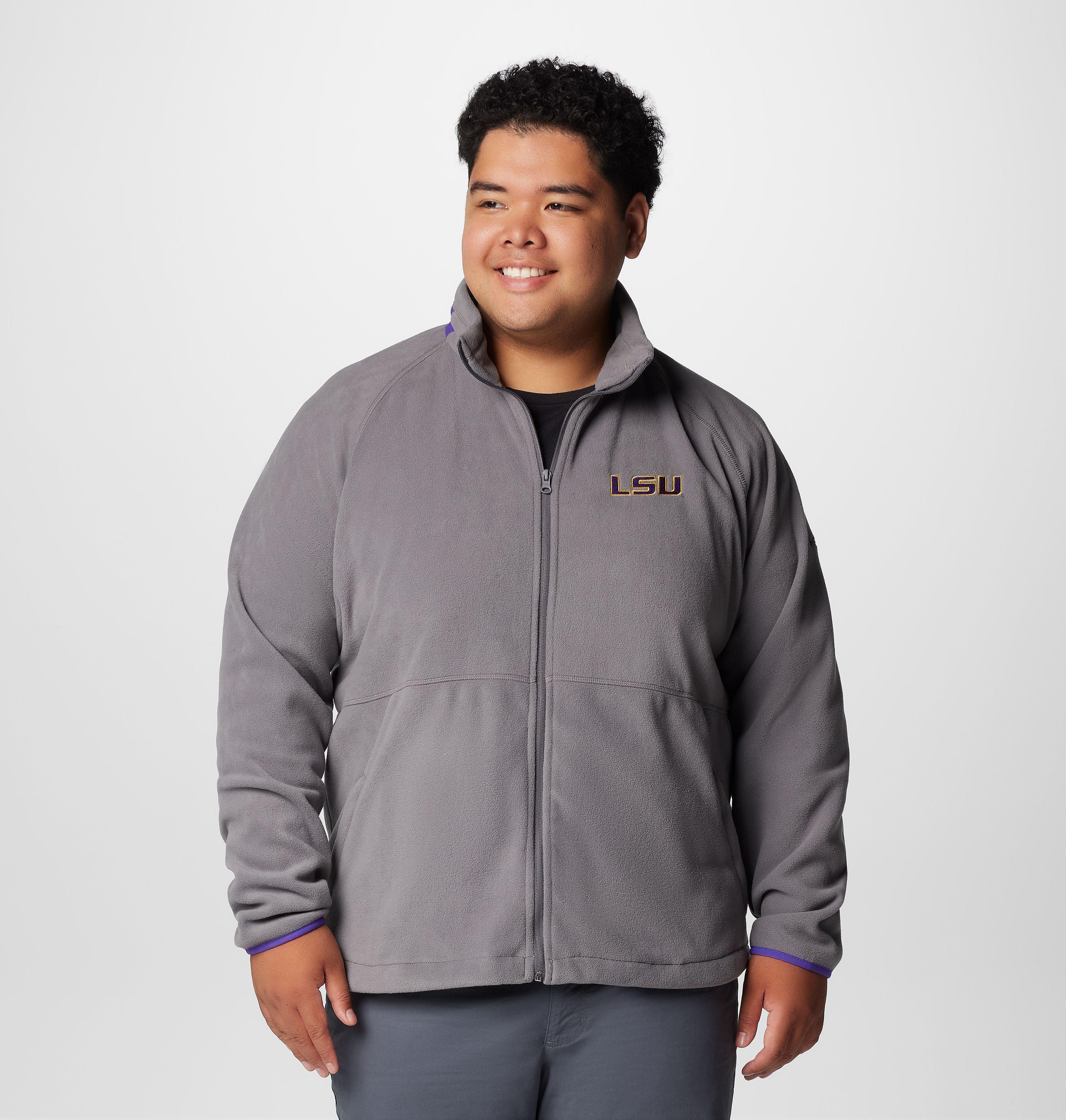 Men's Collegiate Flanker IV Fleece Jacket - Big - LSU