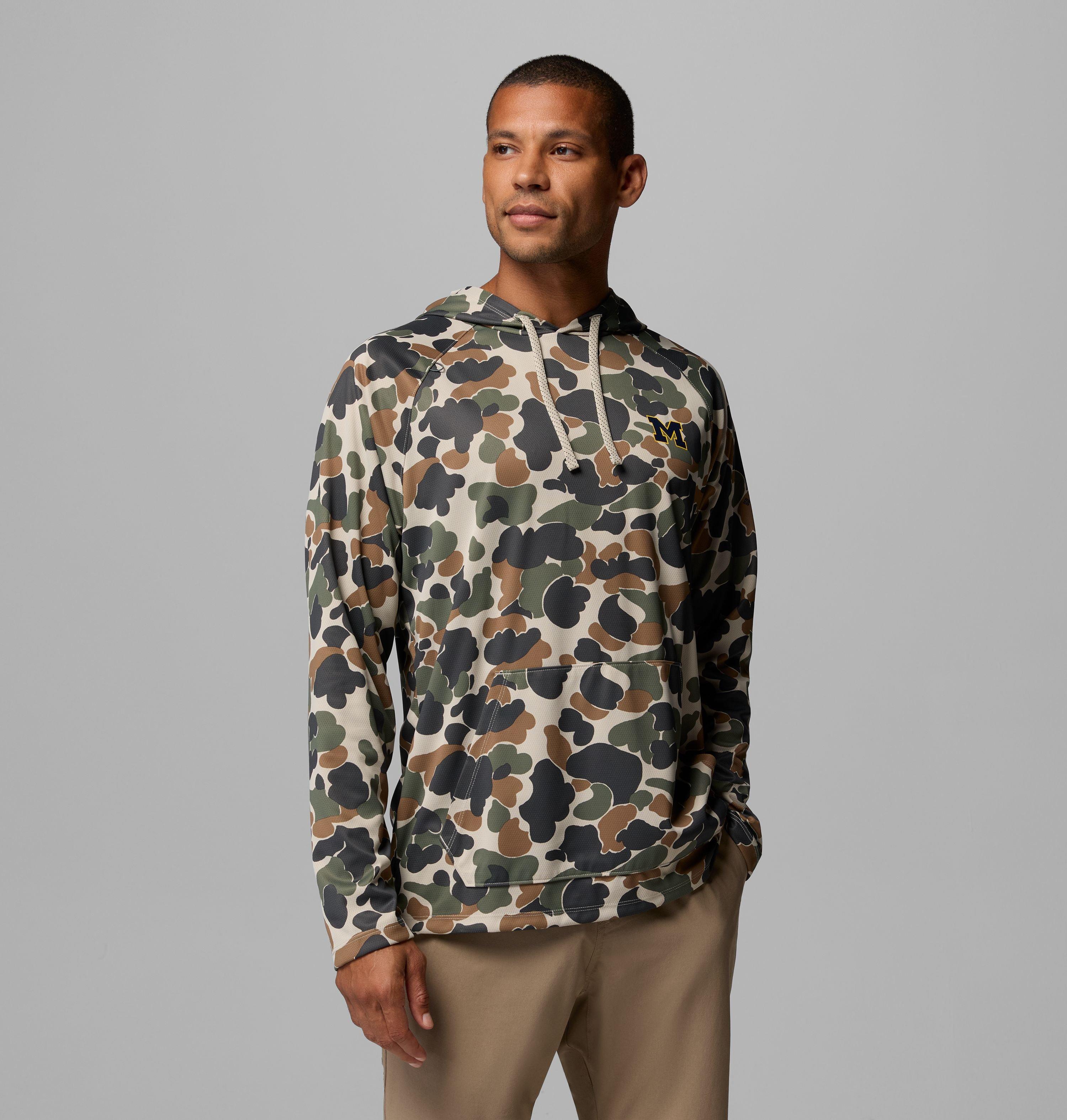Men's Collegiate Wild Cast Camp Hoodie - Michigan