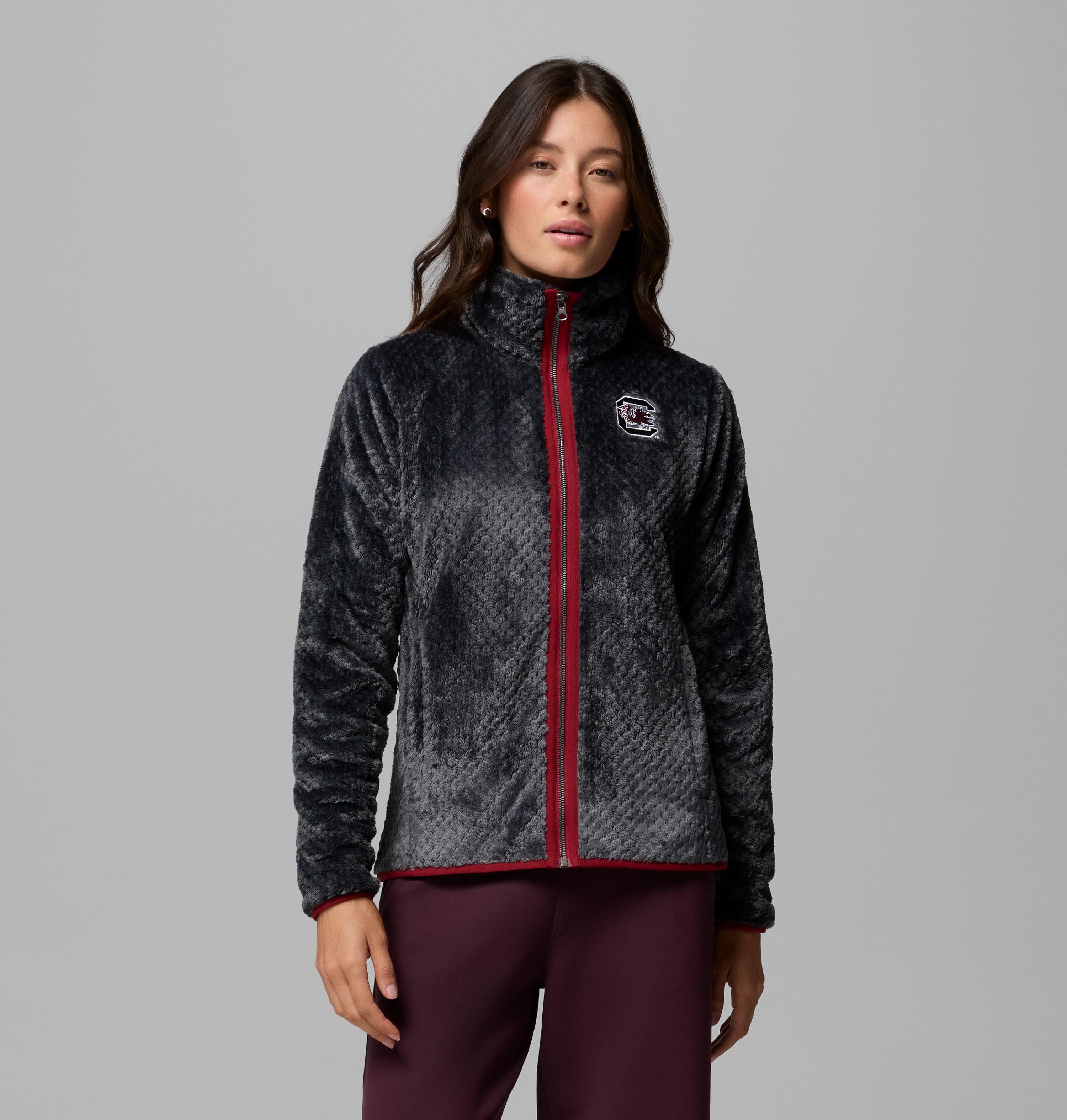 Women's Collegiate Fire Side II Sherpa Full Zip Fleece - South Carolina