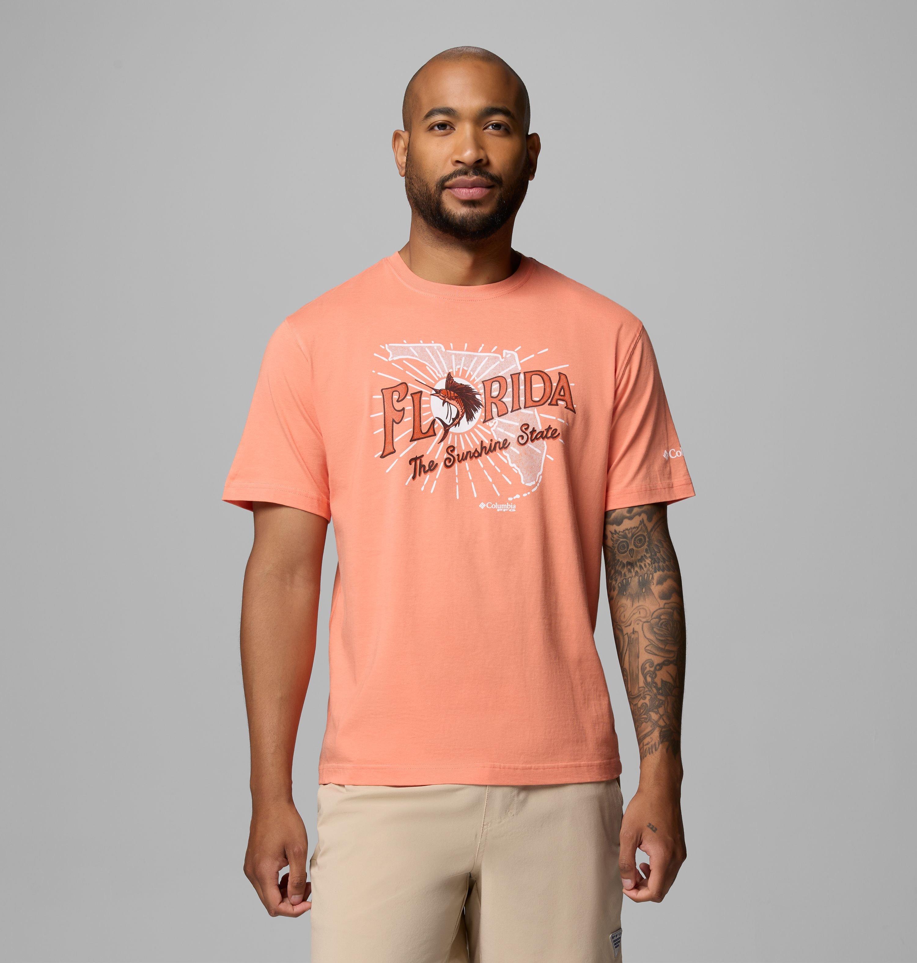 Men's Vacation Marlin FL PFG Short Sleeve T-Shirt