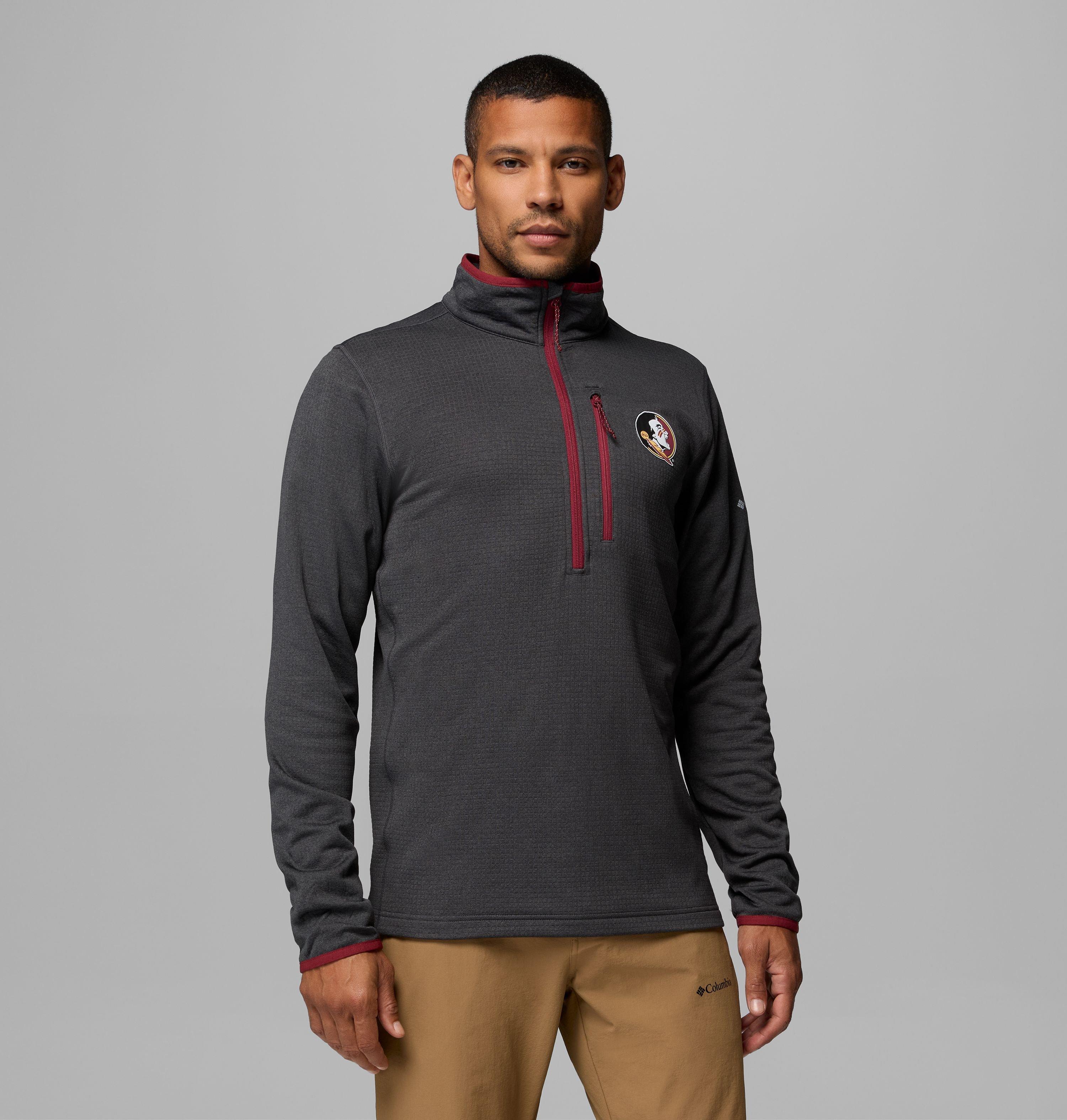 Men's Collegiate Essential Hike Grid Fleece Half Zip - Florida State