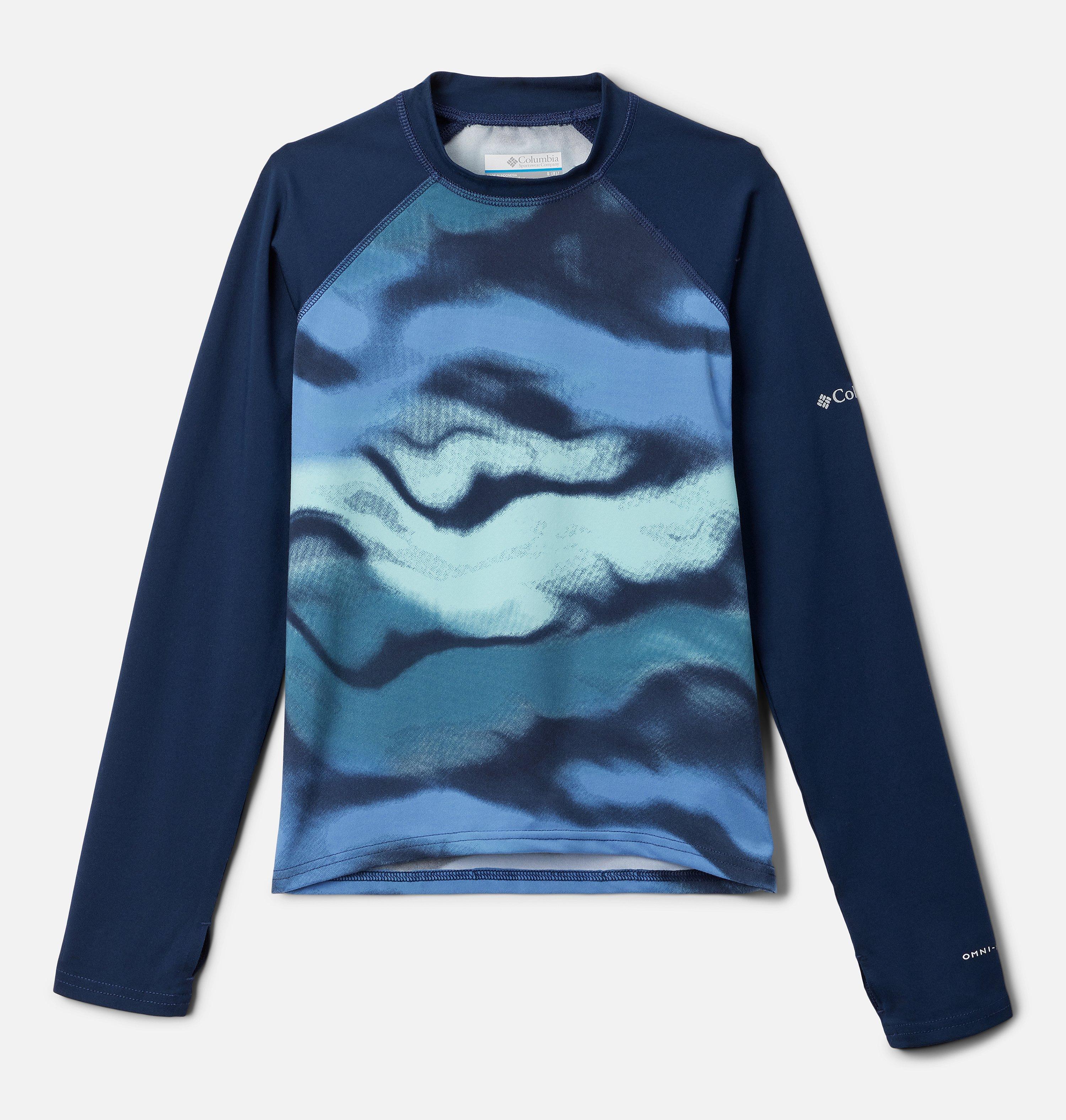 Kids’ Sandy Shores Printed Long Sleeve Sunguard Shirt