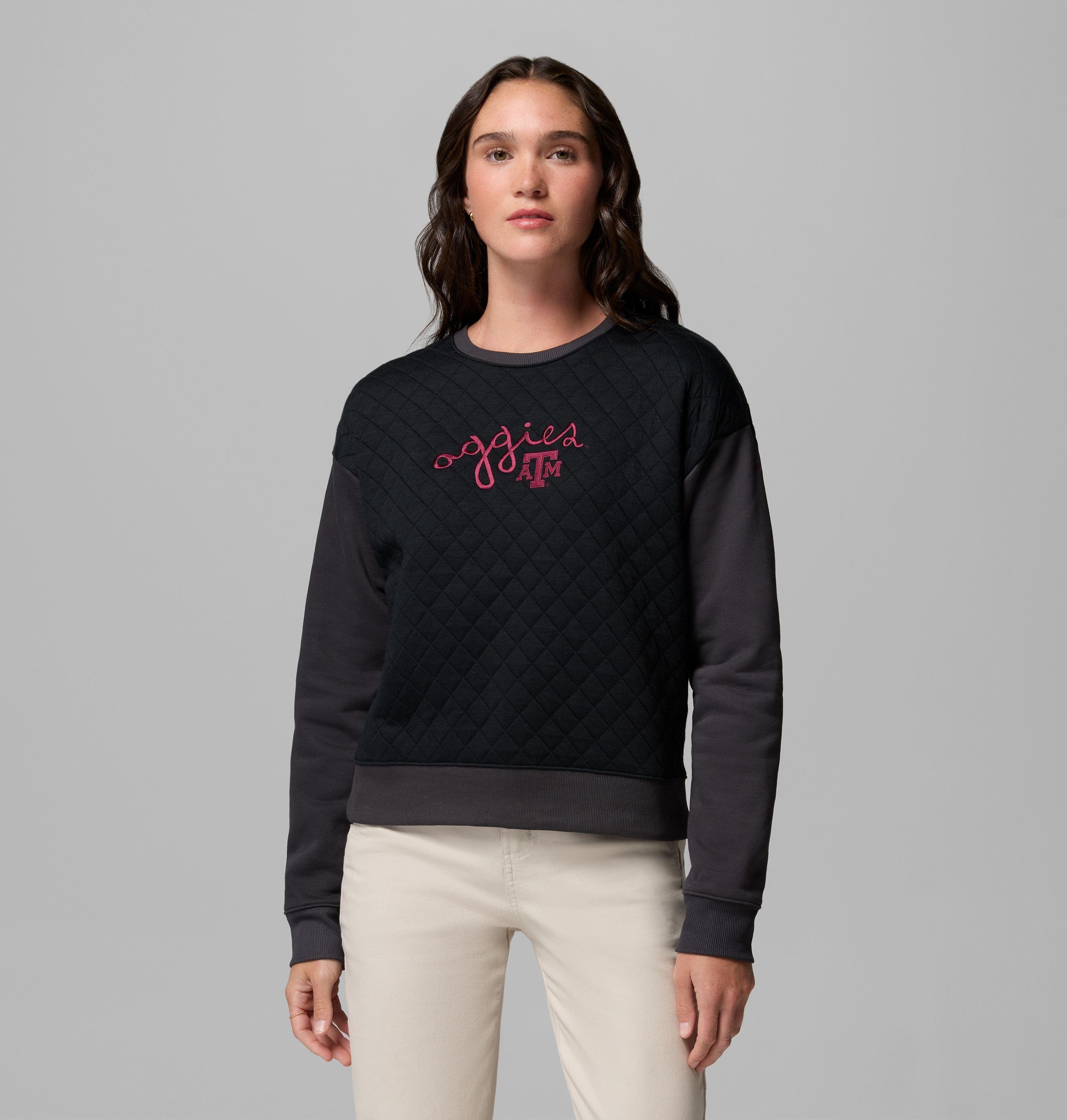 Women's Collegiate Hart Mountain Quilted Crew - Texas A&M