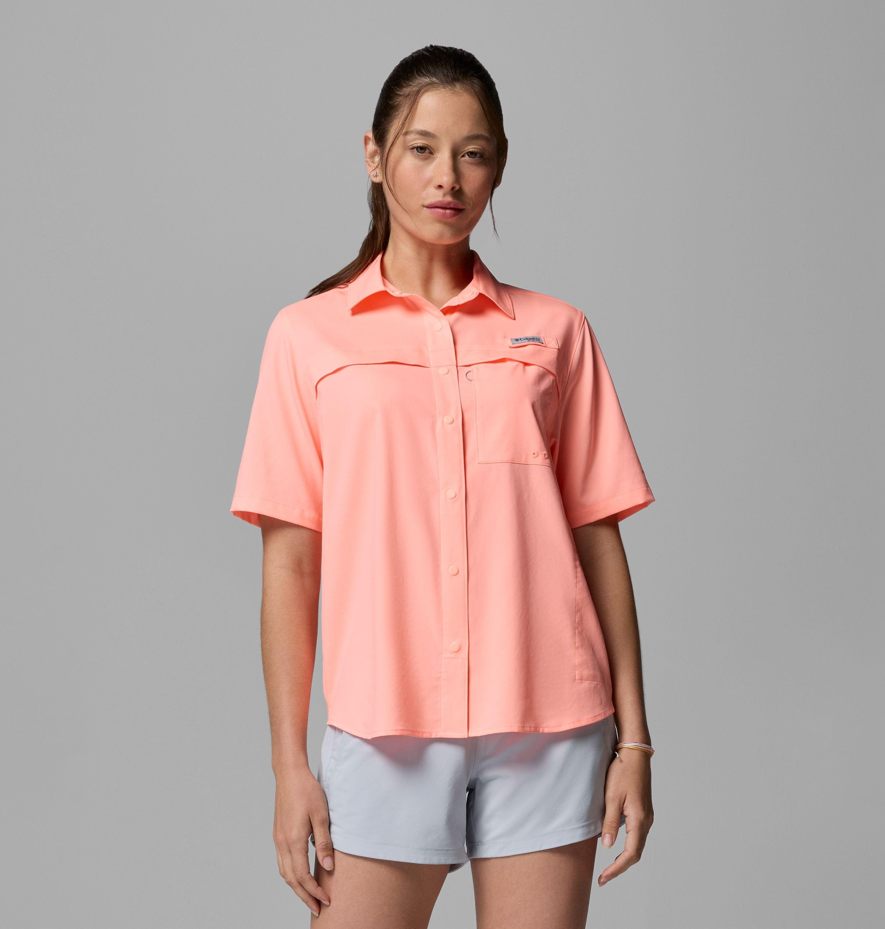 Women's PFG Castback Woven Short Sleeve Shirt