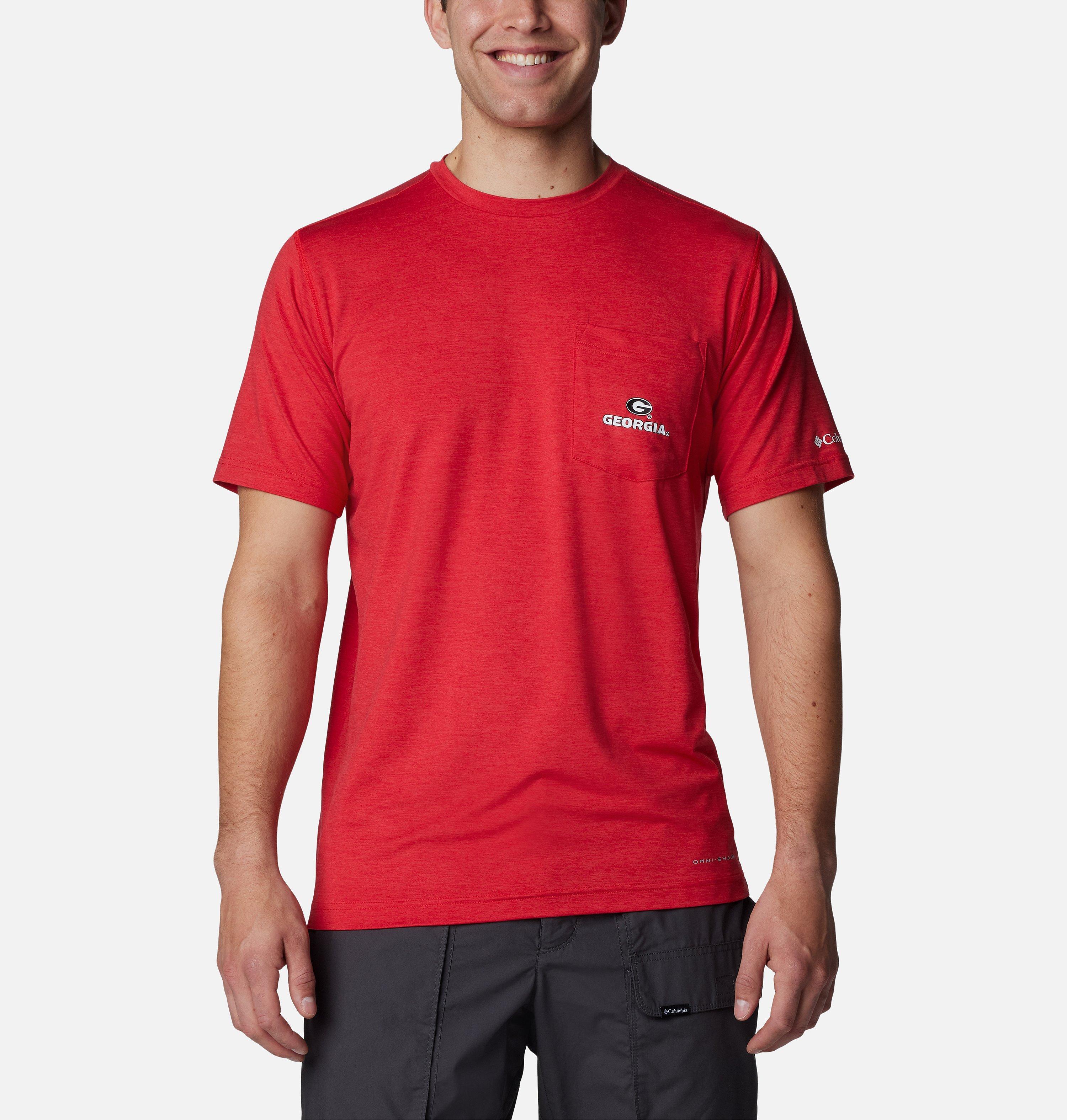 Men's Collegiate Tech Trail Short Sleeve Shirt - Georgia