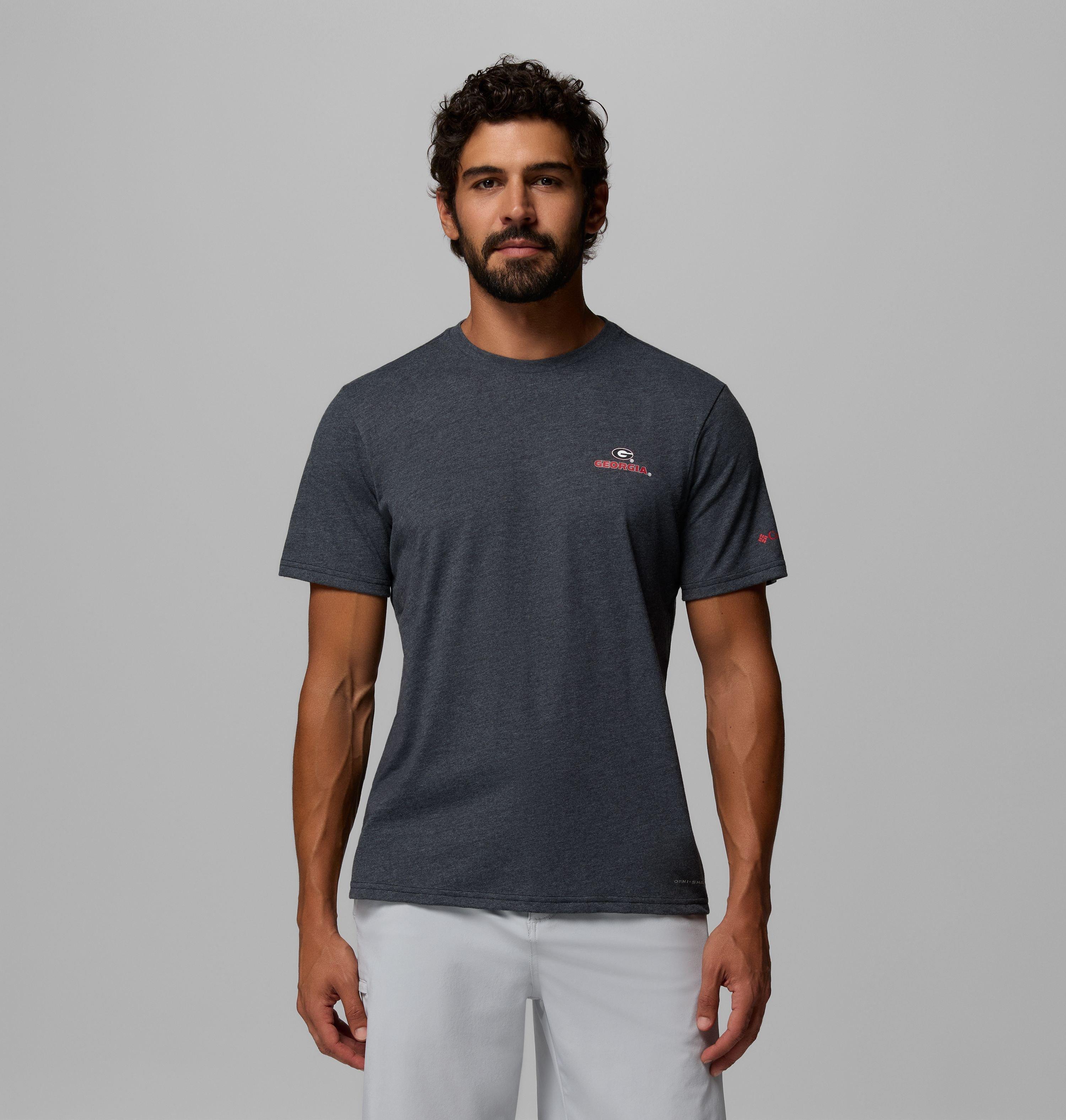 Men's Collegiate PFG Short Sleeve Shirt - Georgia