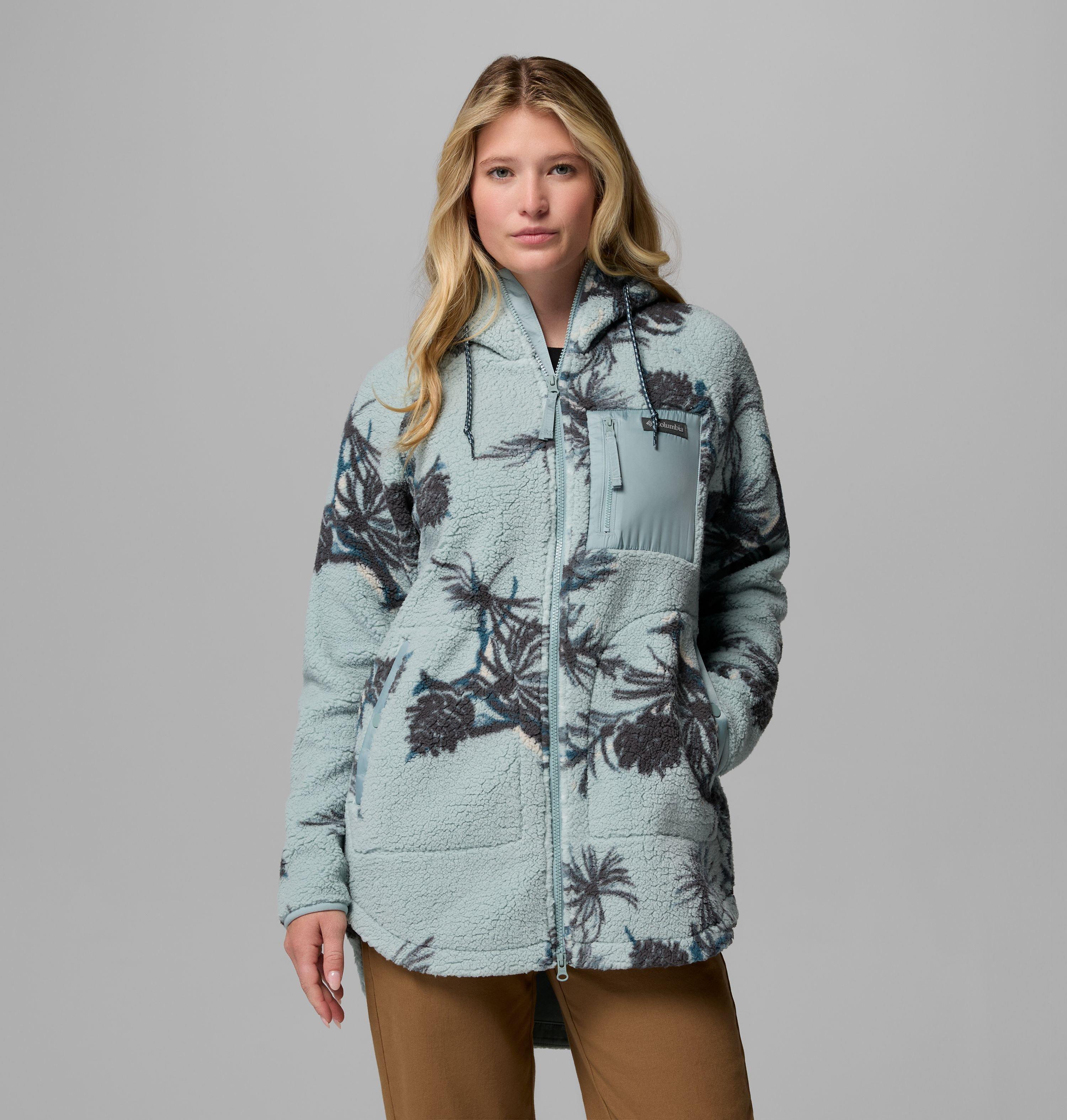 Women's Winter Warmth Printed Full Zip Hoodie