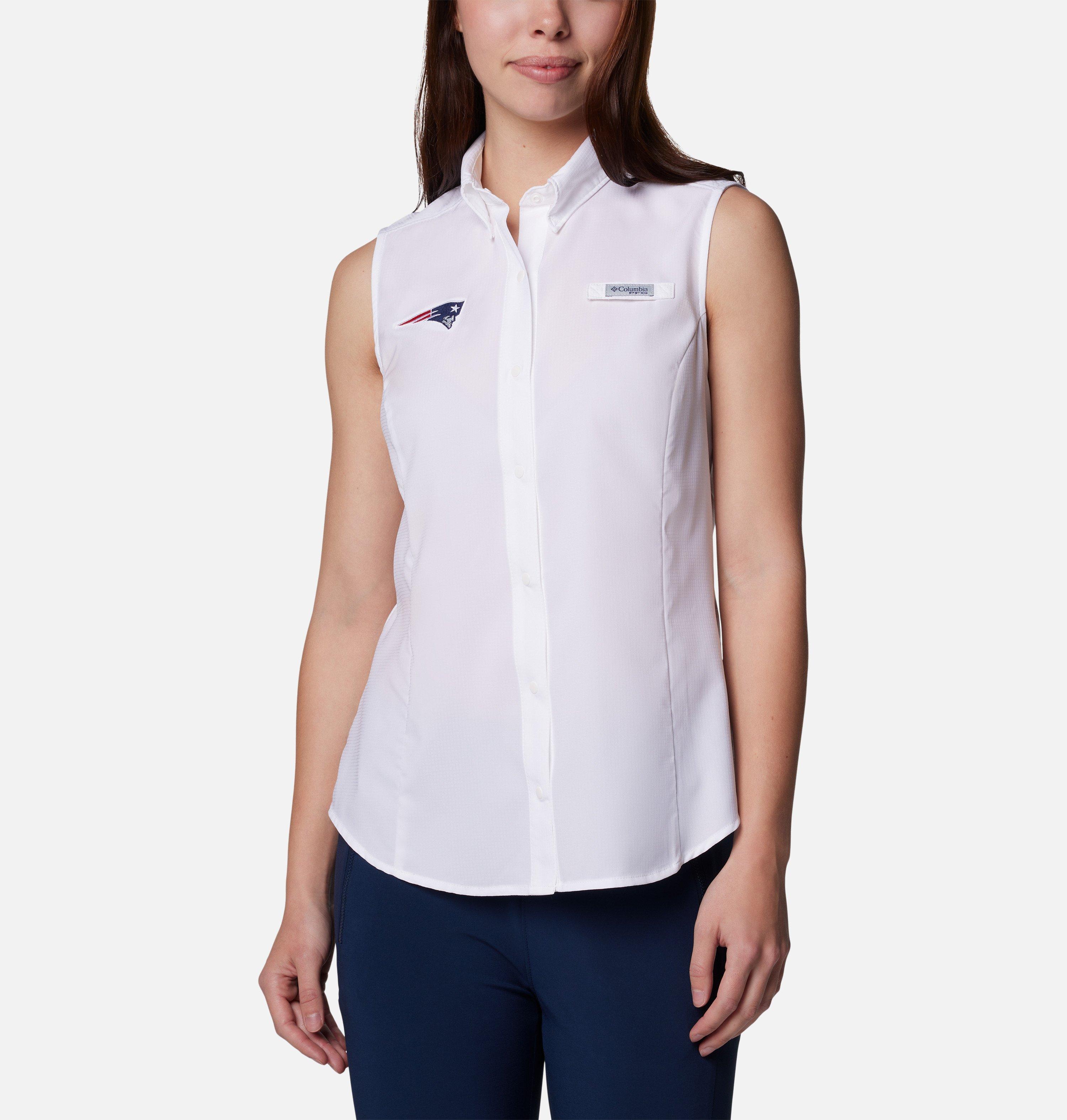 Women's PFG Tamiami Sleeveless Shirt - New England Patriots