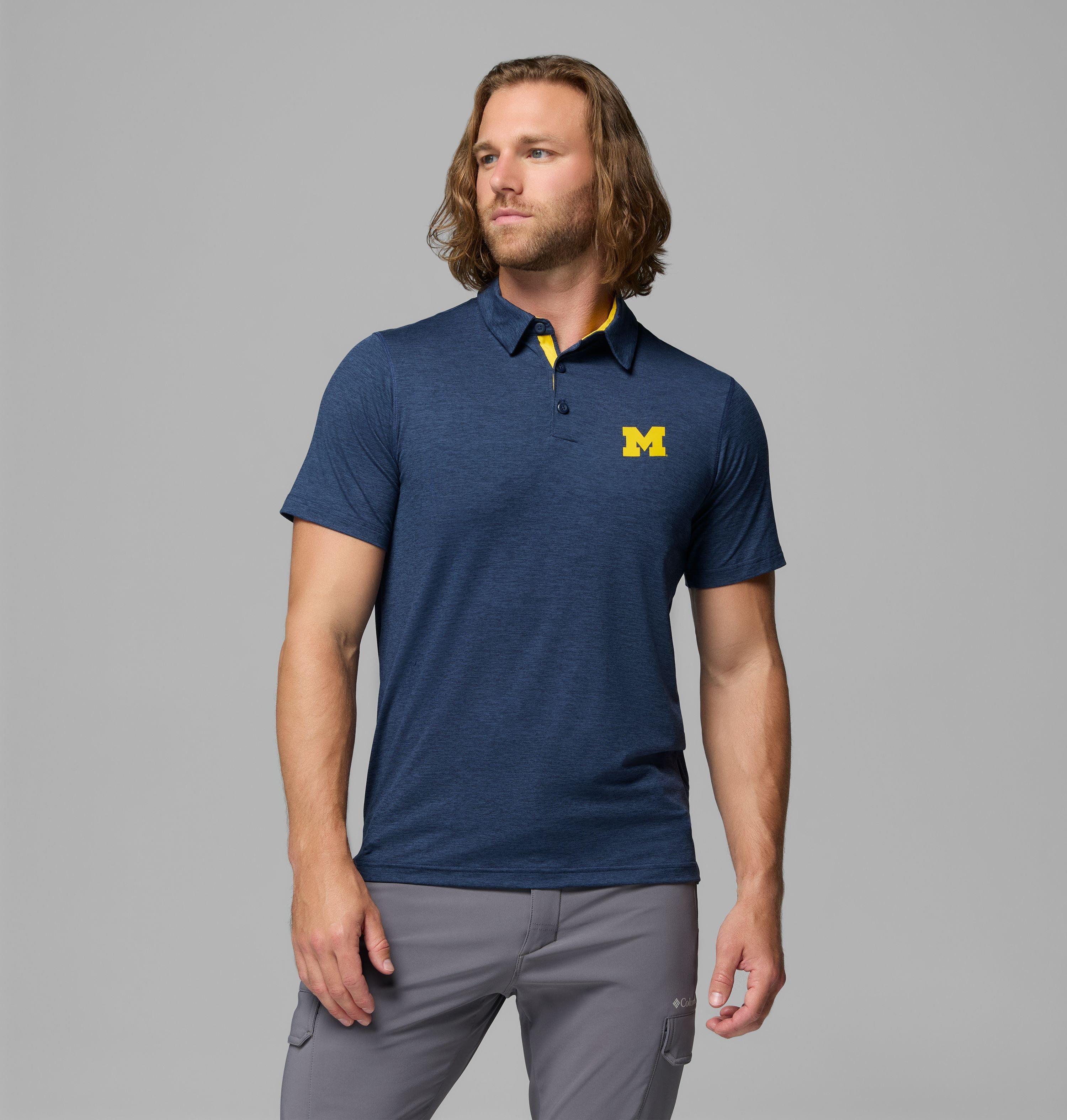 Men's Collegiate Tech Trail Polo - Michigan