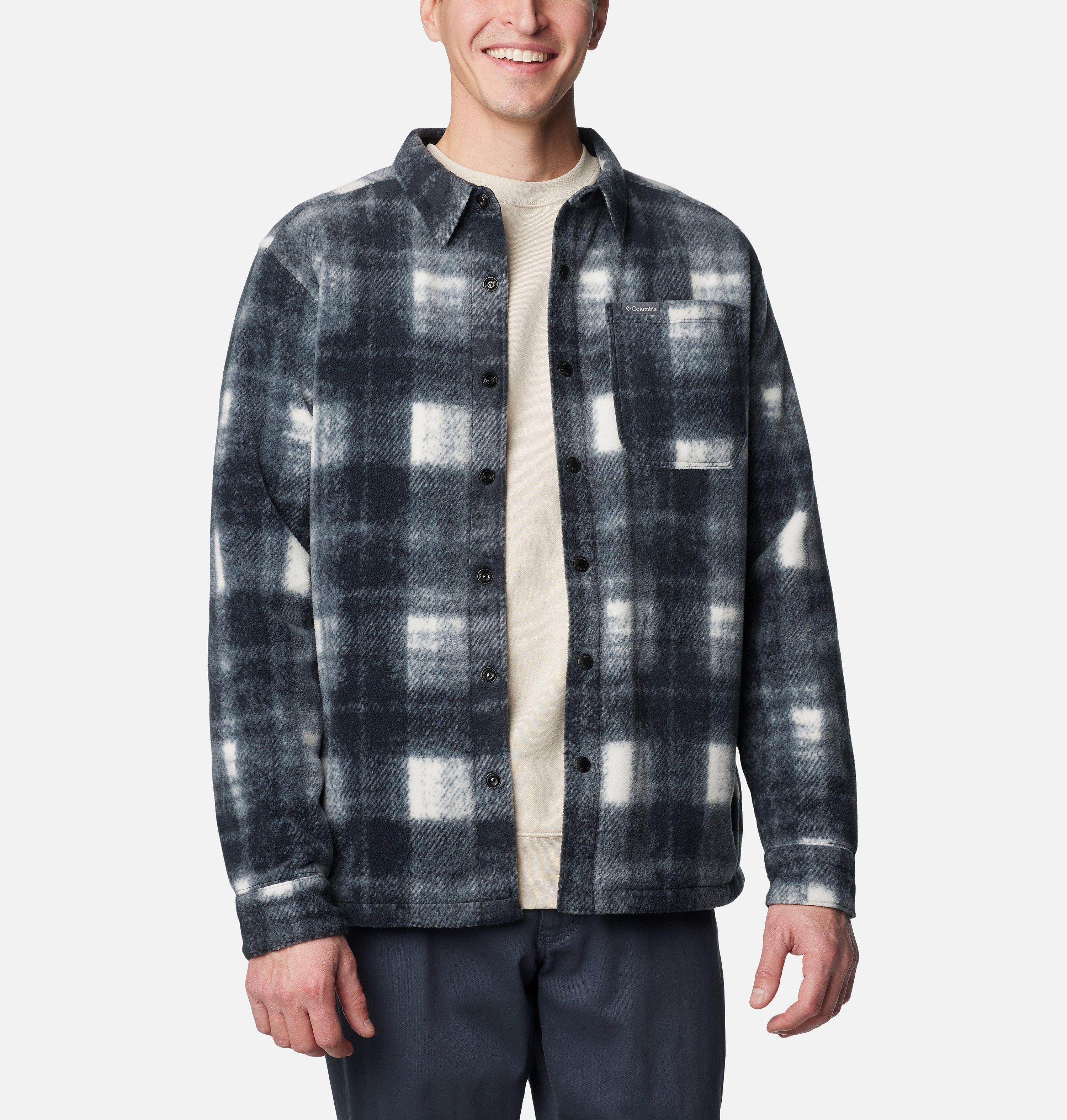 Men's Steens Mountain Printed Fleece Shirt Jacket II - Tall