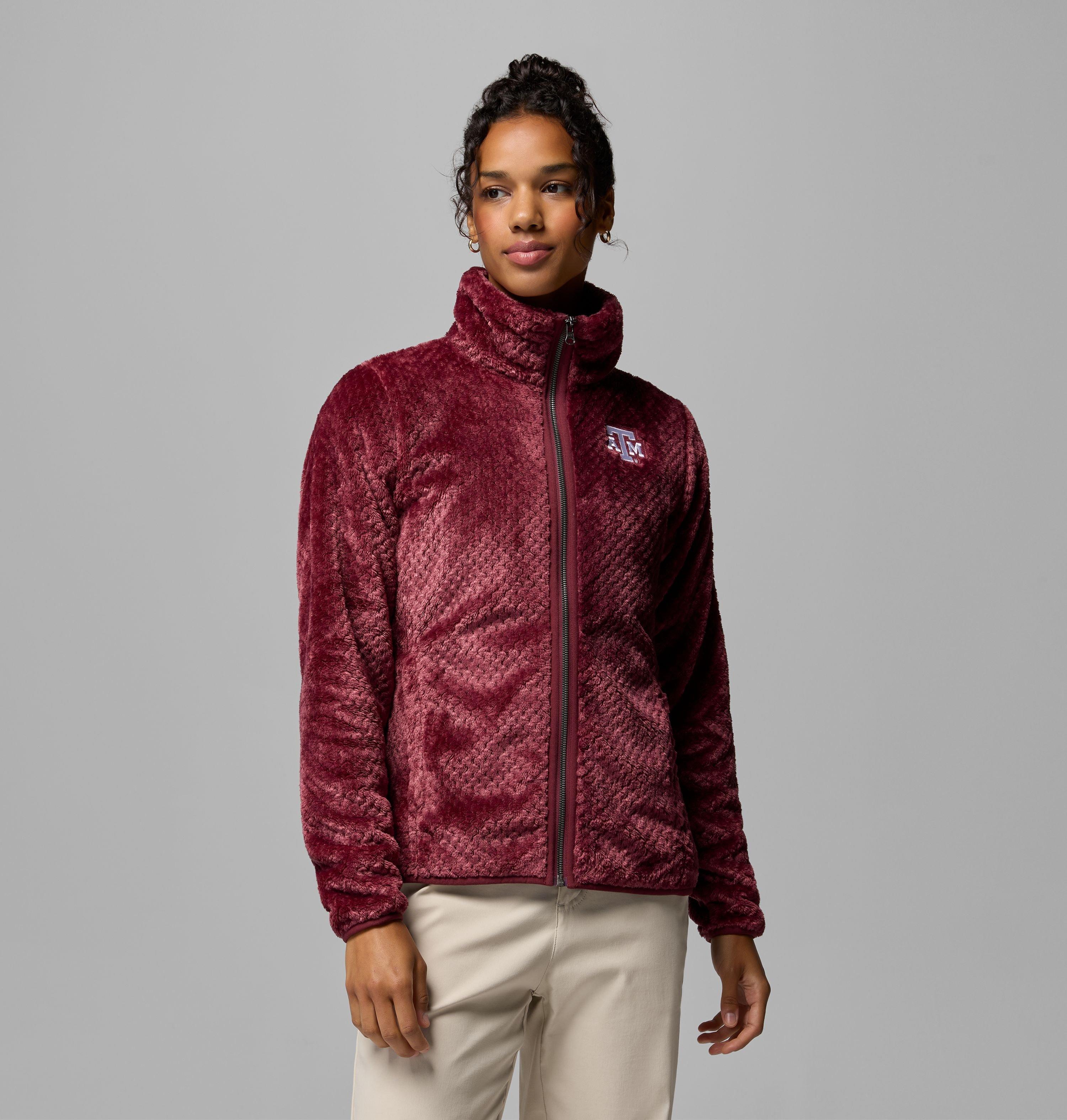 Women's Collegiate Fire Side II Sherpa Full Zip Fleece - Texas A&M