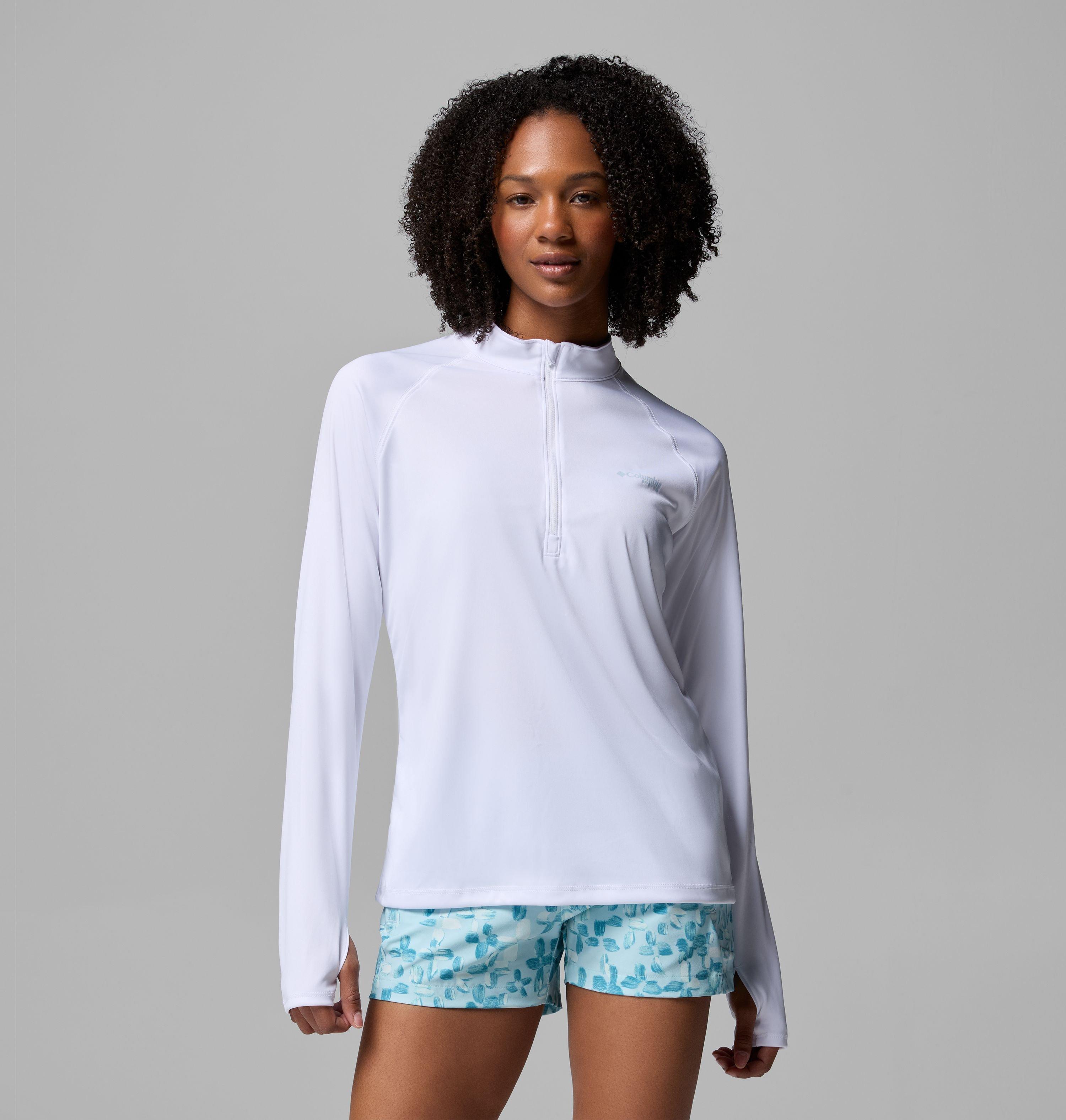 Women's PFG Tidal Tee Quarter Zip Long Sleeve Shirt