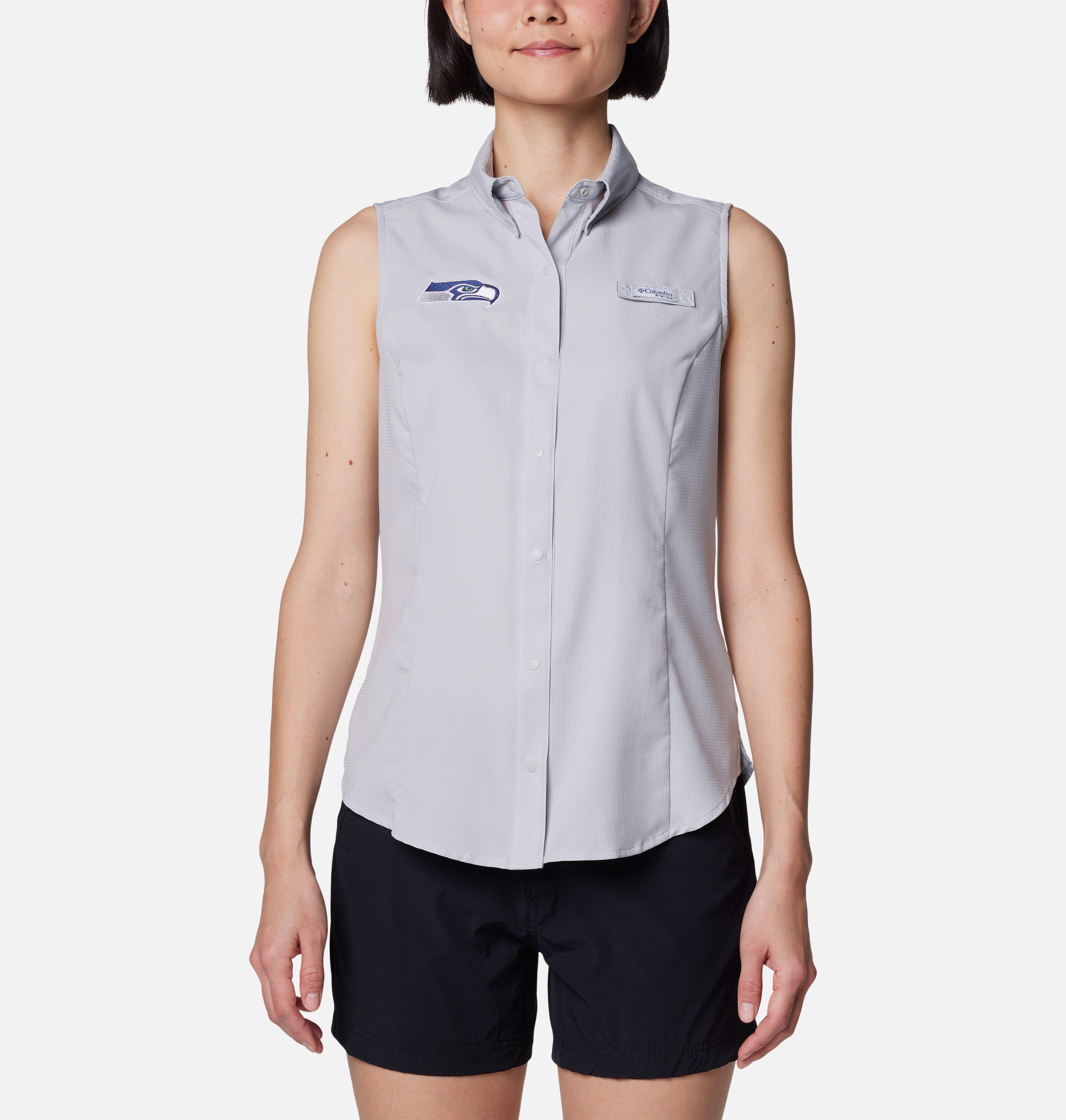 Women's PFG Tamiami Sleeveless Shirt - Seattle Seahawks