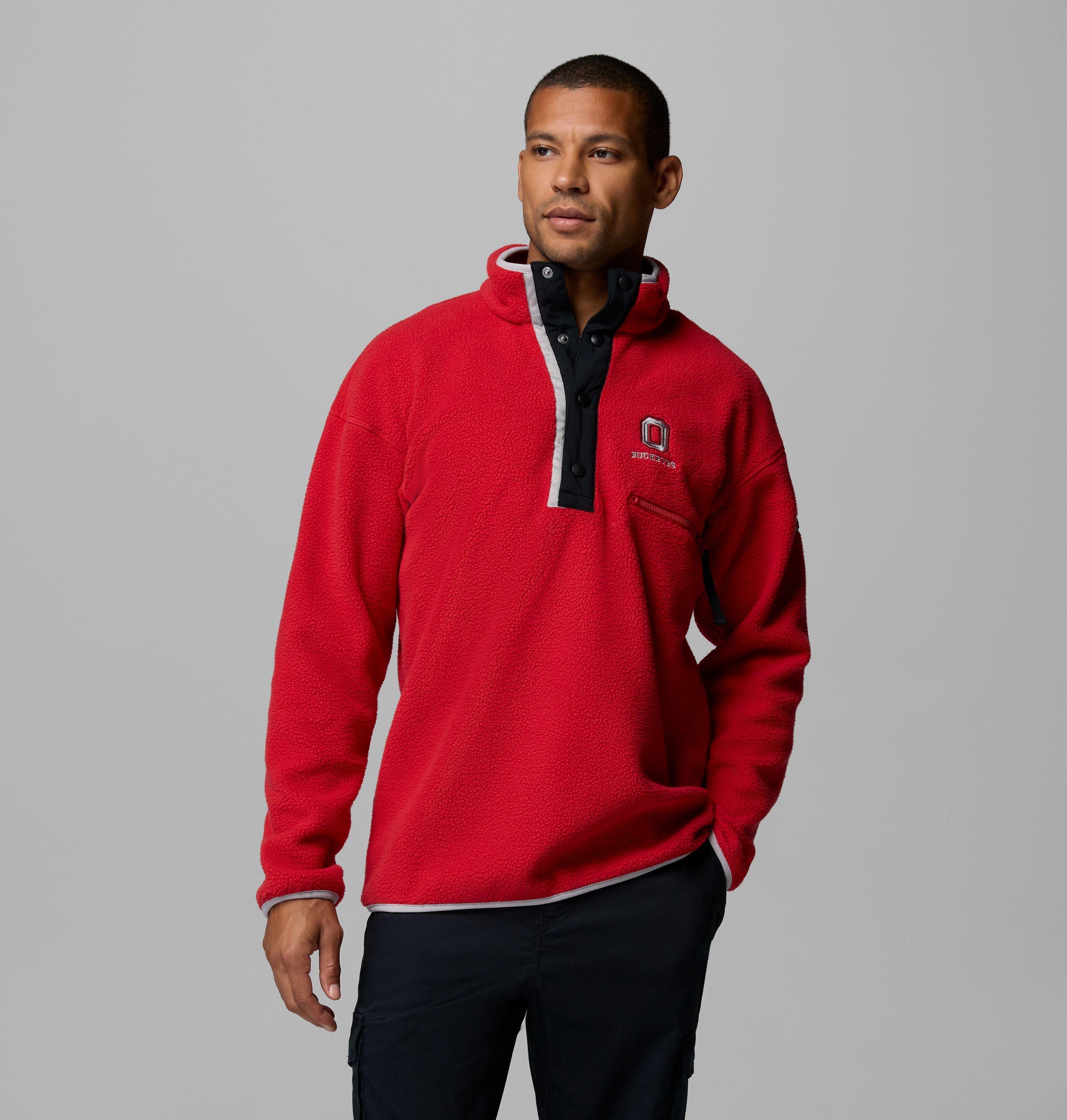 Men's Collegiate Helvetia Half Snap Fleece - Ohio State