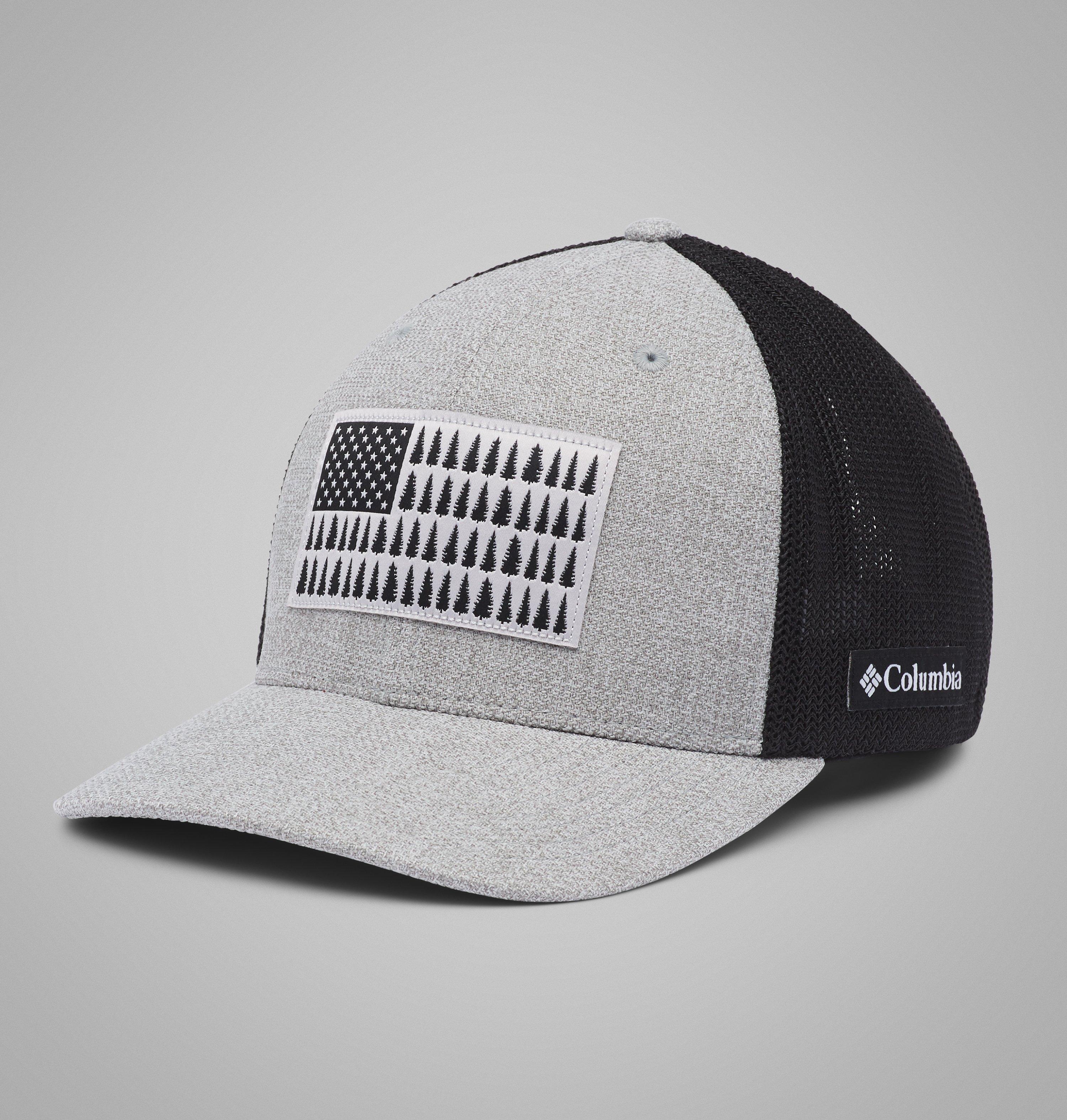 Columbia Mesh Tree Flag Ball Cap