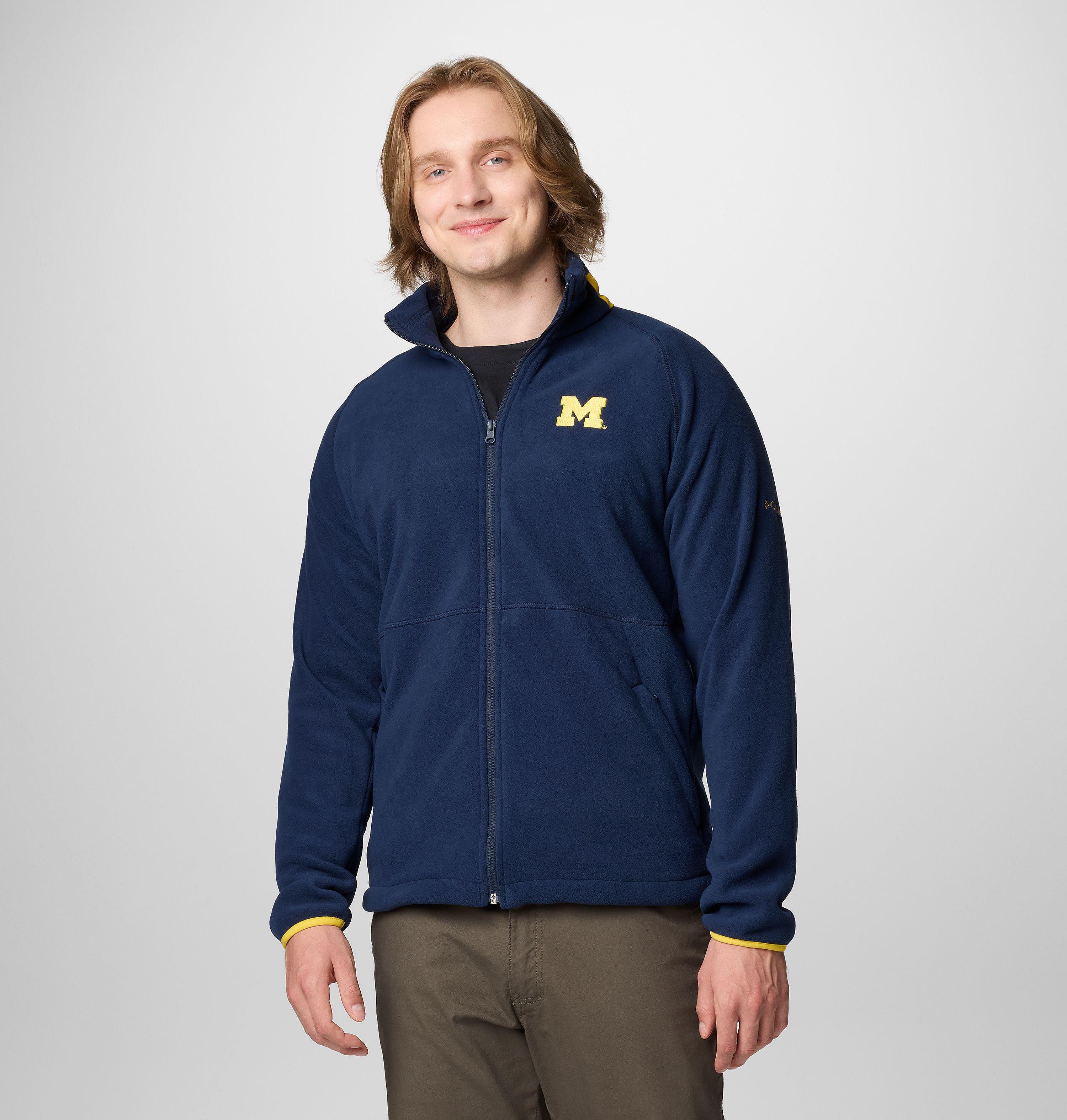 Men's Collegiate Flanker IV Fleece Jacket - Michigan - Tall