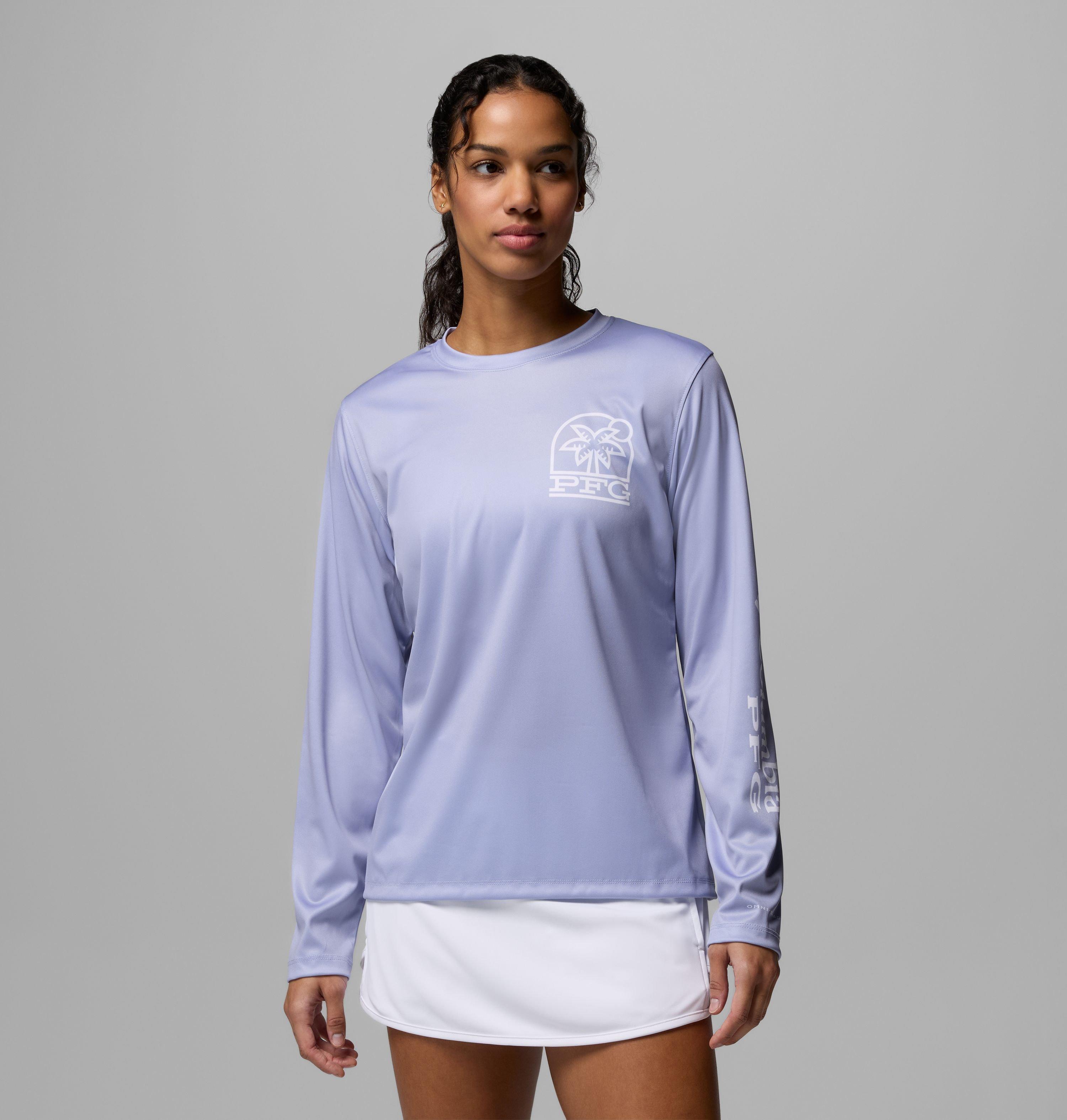 Women's PFG Tidal Tee Palm Waves Long Sleeve Shirt