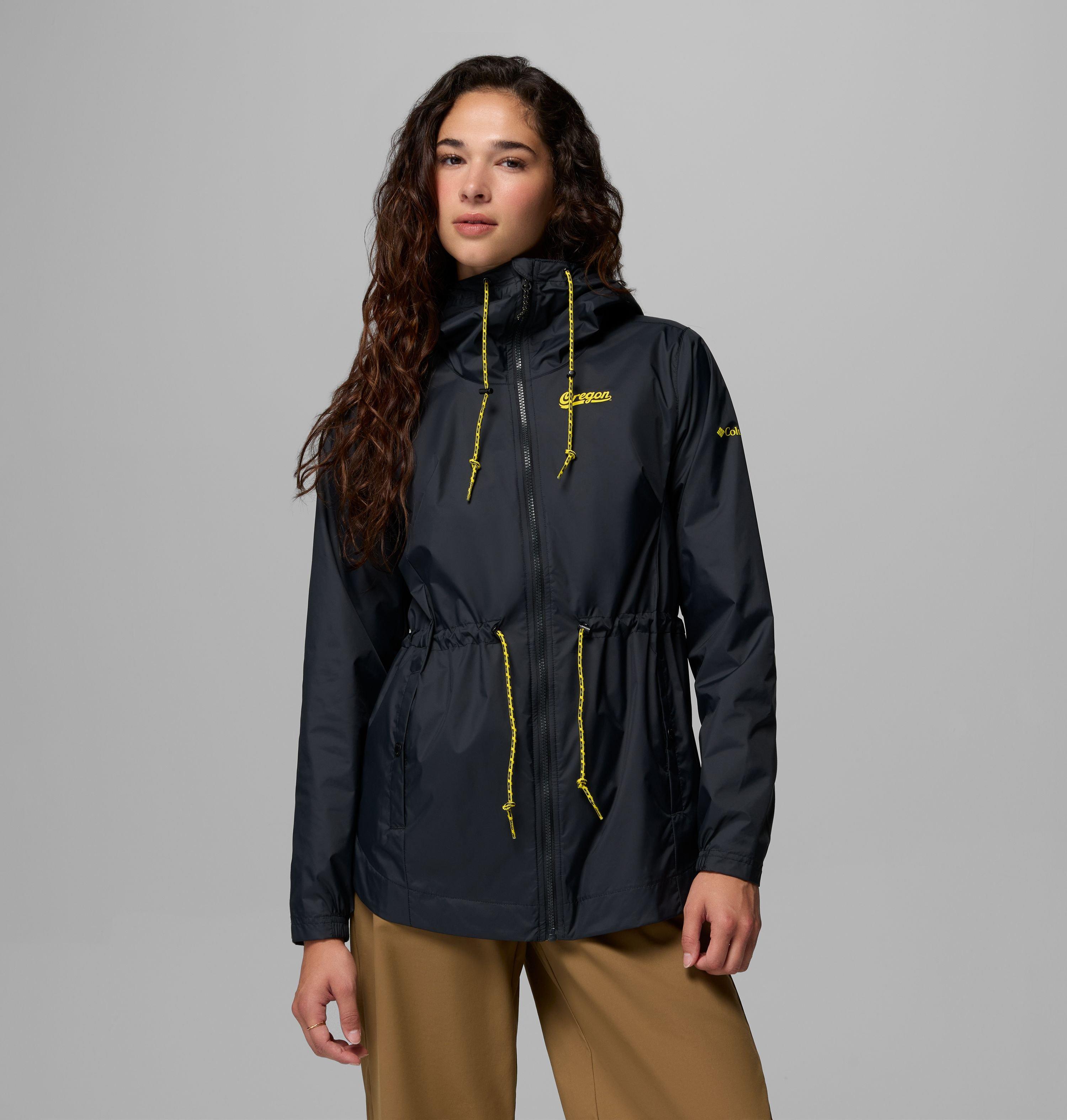 Women's Collegiate Lily Park Rain Jacket - Oregon