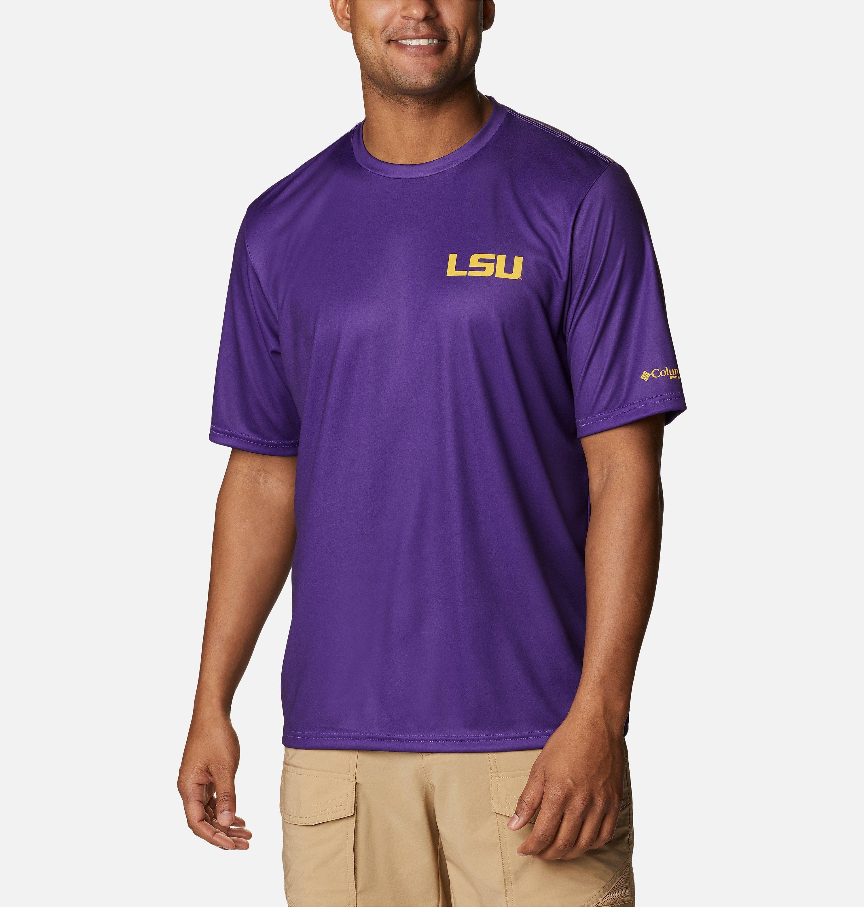 Men's Collegiate PFG Terminal Tackle Short Sleeve Shirt - LSU