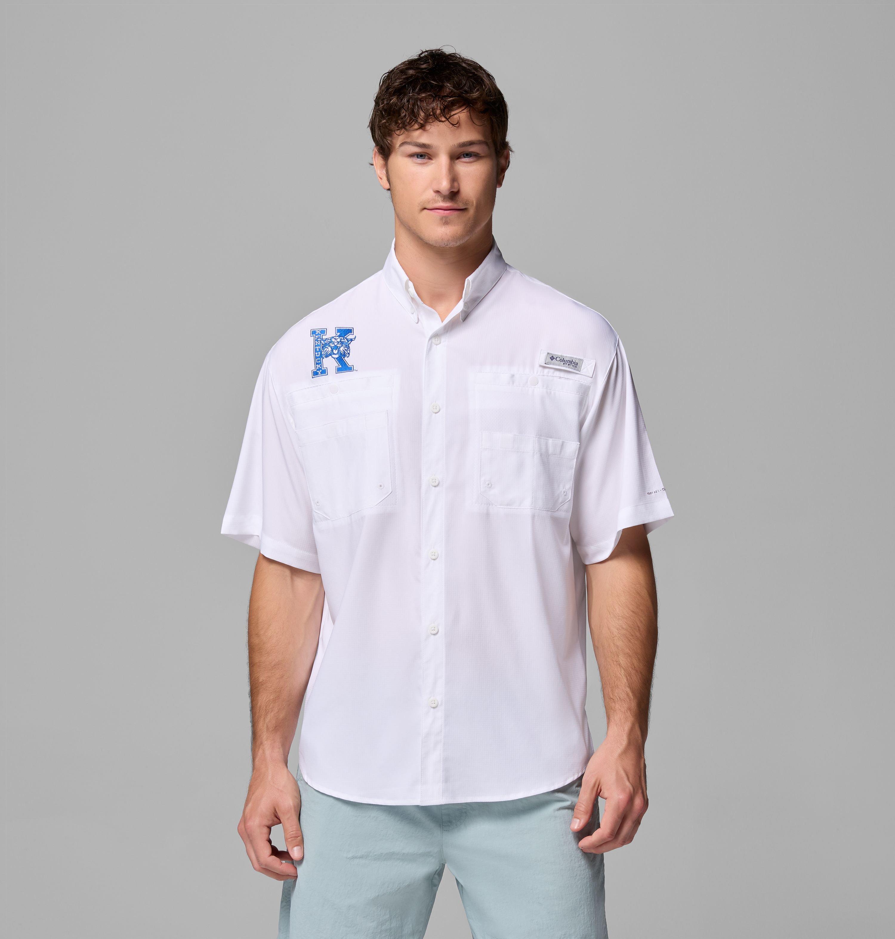 Men's Collegiate PFG Tamiami Short Sleeve Shirt - Kentucky