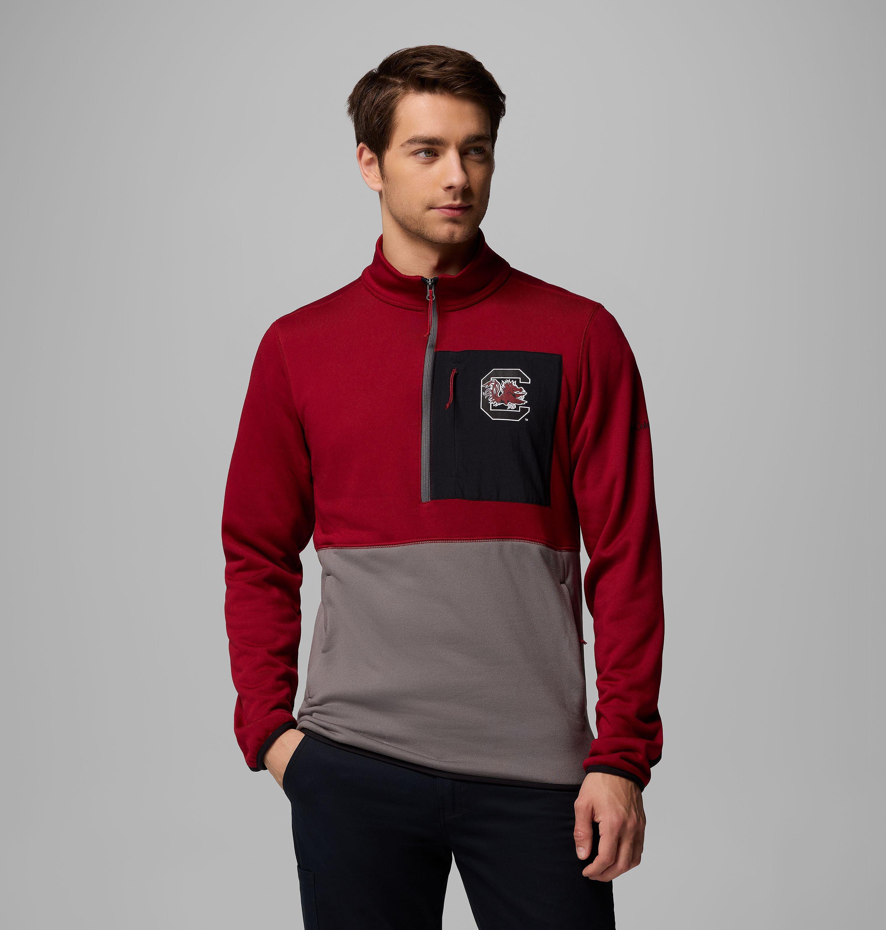 Men's Collegiate Columbia Hike Half Zip Jacket - South Carolina