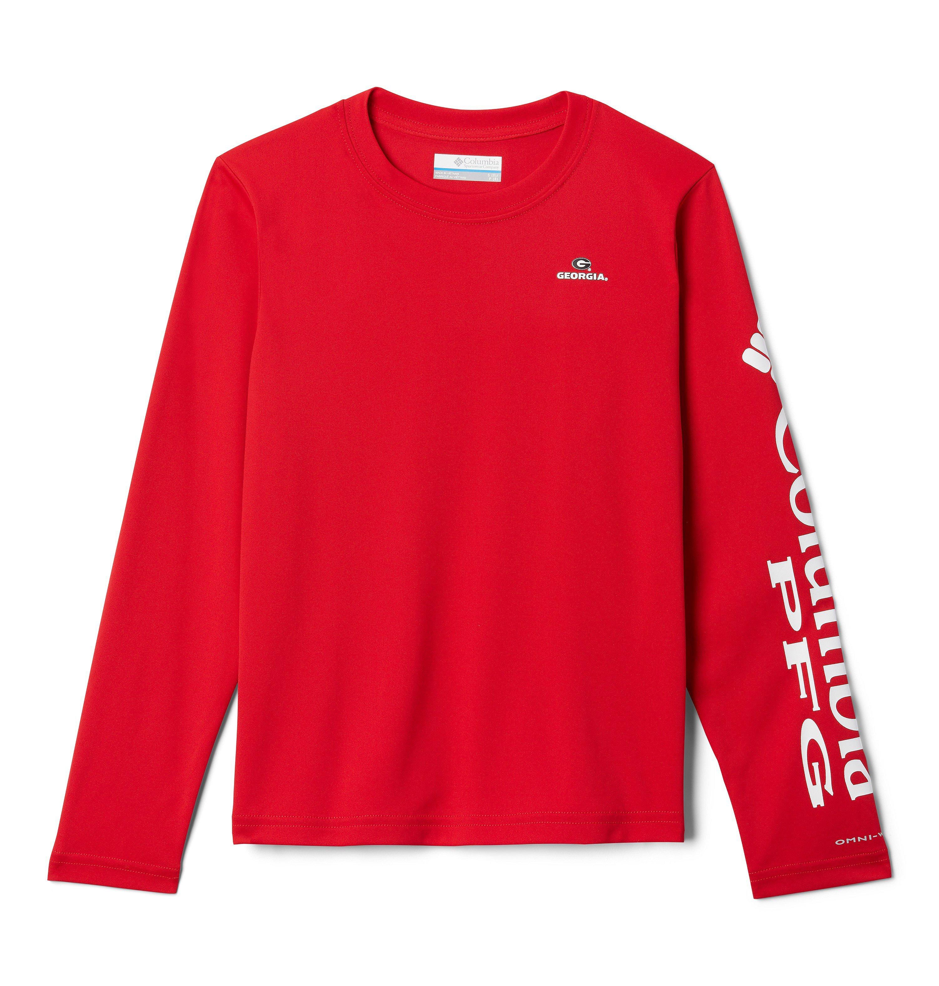 Kids' Collegiate PFG Terminal Tackle Long Sleeve Shirt - Georgia