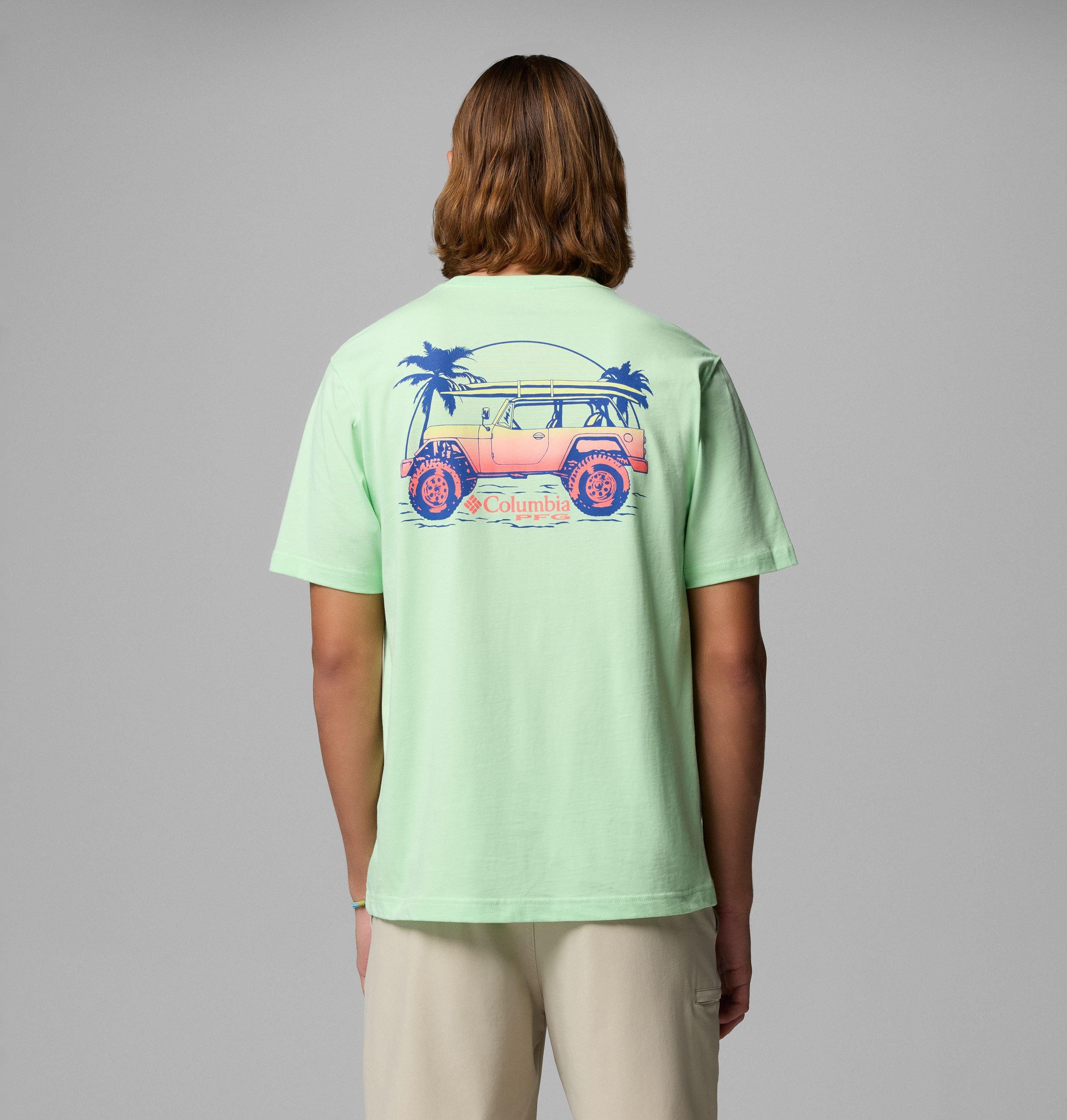 Men's Beaching Truck PFG Short Sleeve T-Shirt