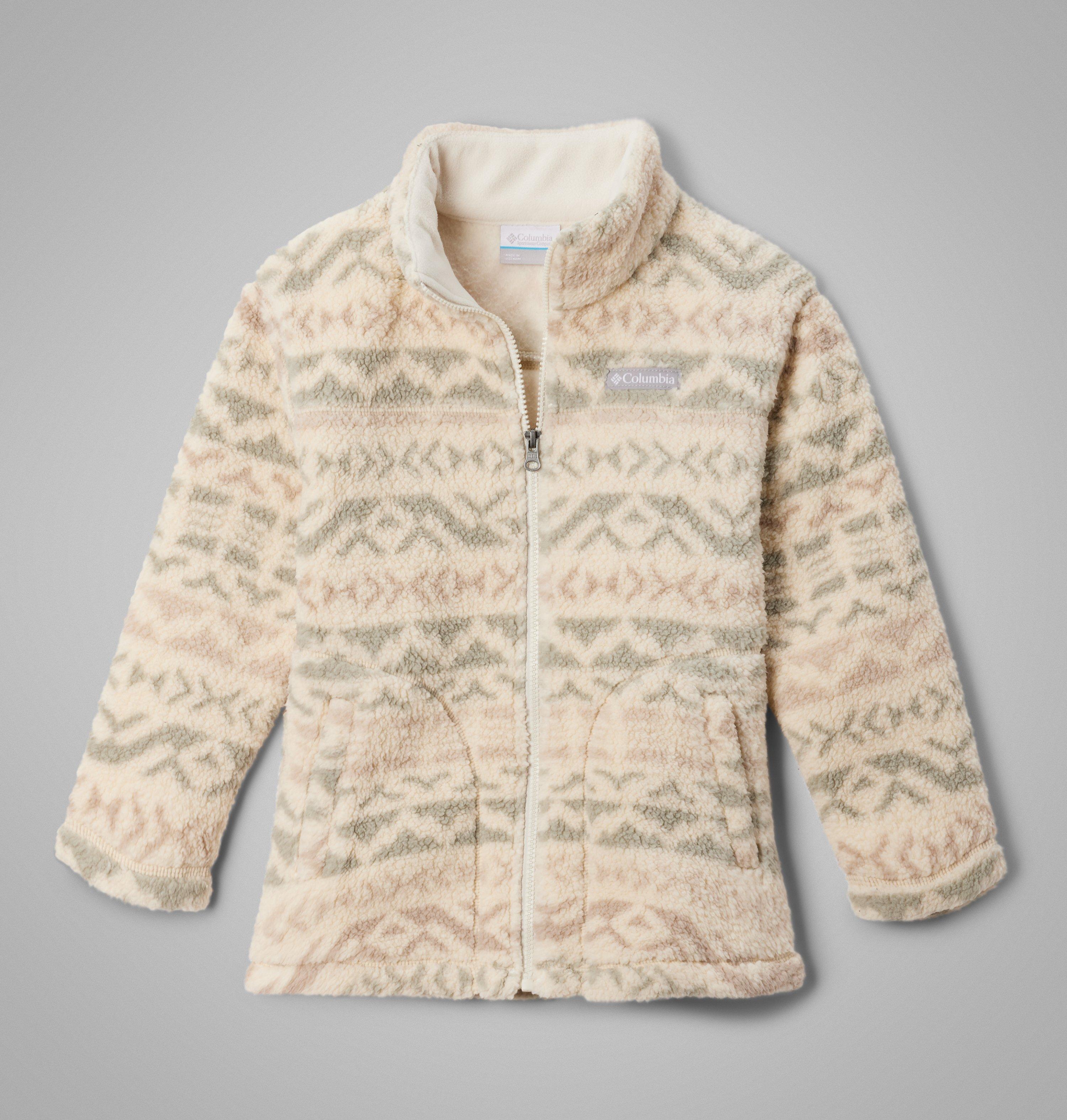 Girls' West Bend Printed Full Zip Fleece Jacket