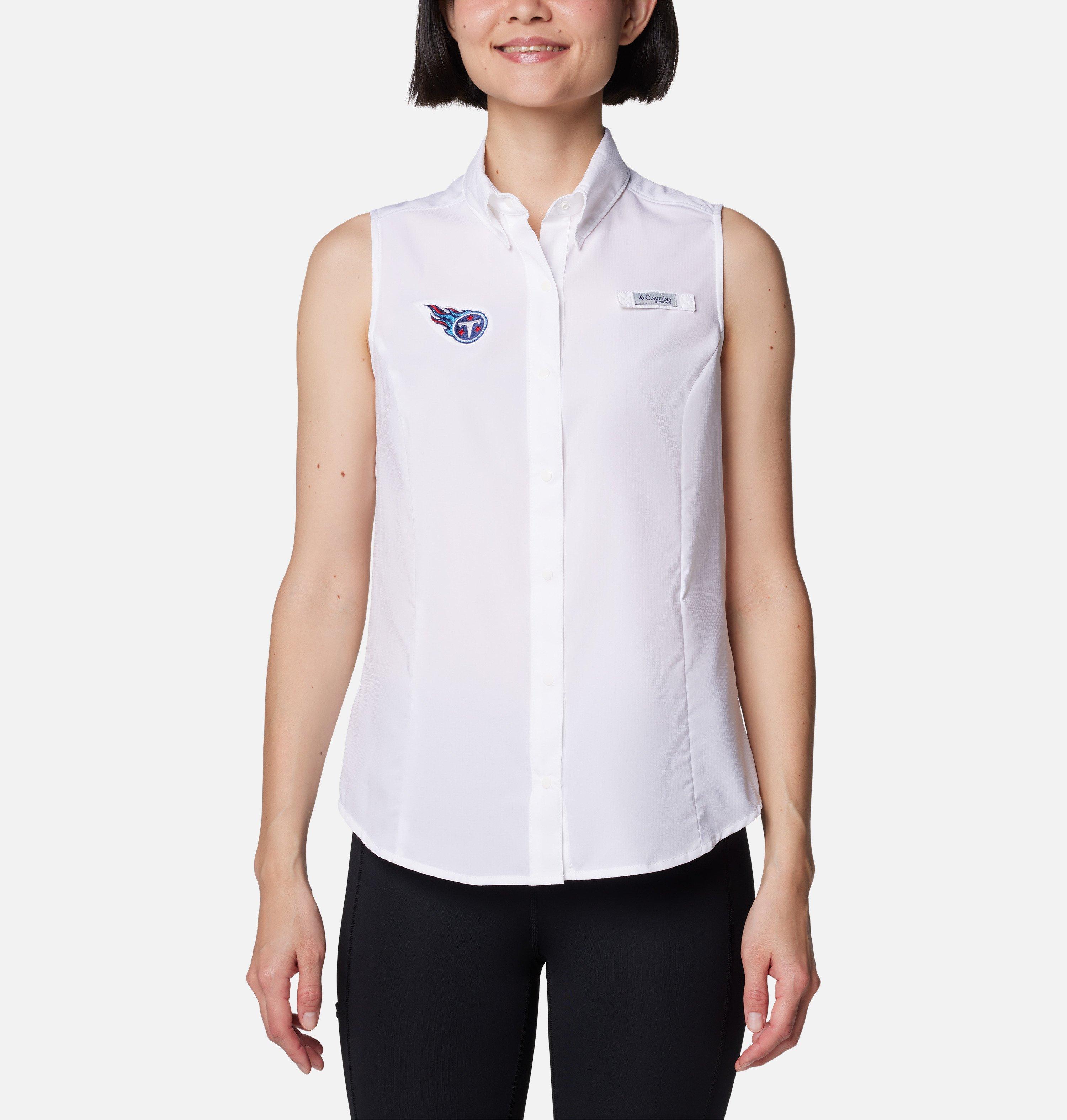 Women's PFG Tamiami Sleeveless Shirt - Tennessee Titans
