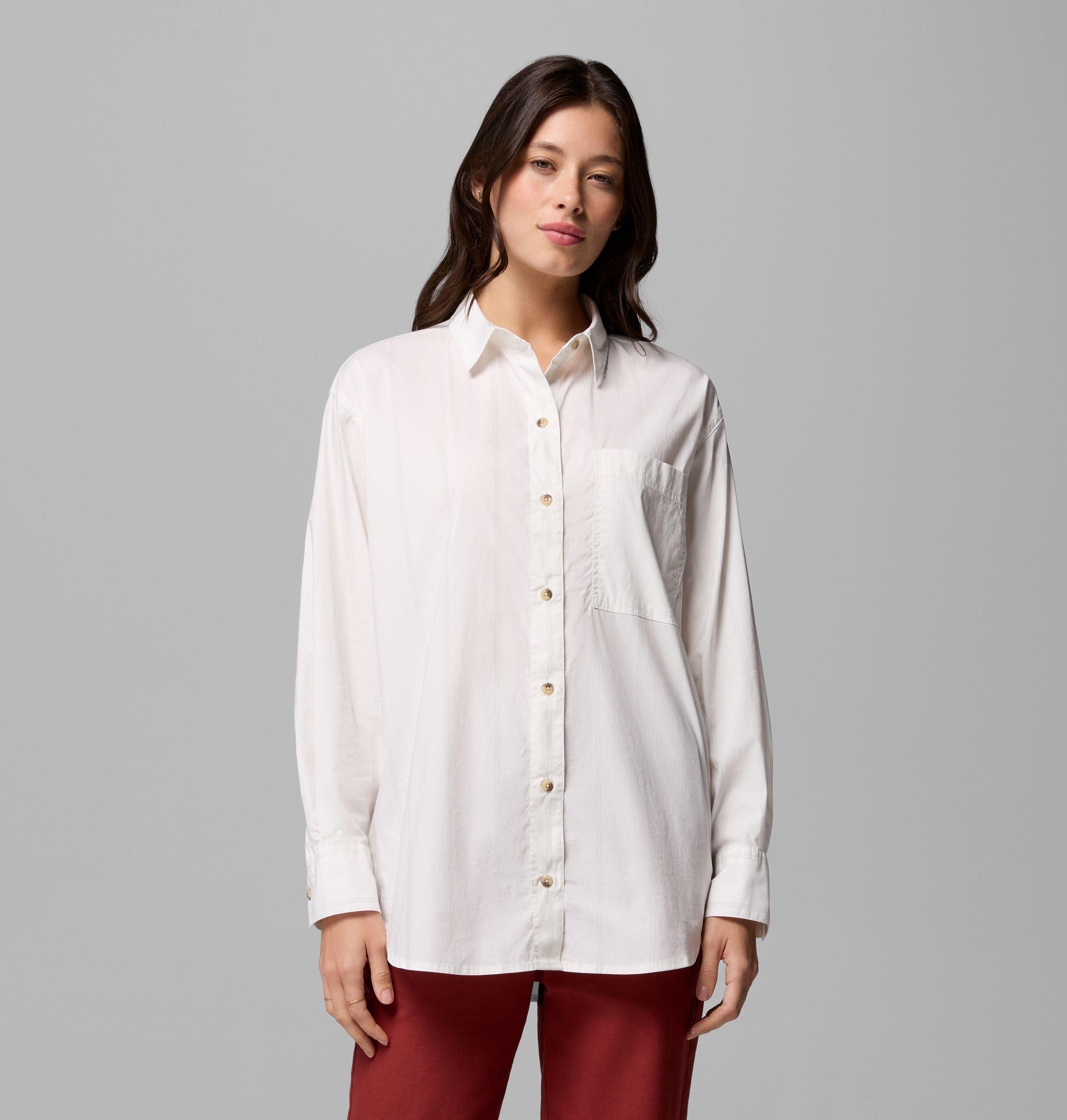 Women's Bijou Hills Oversized Long Sleeve Woven Shirt