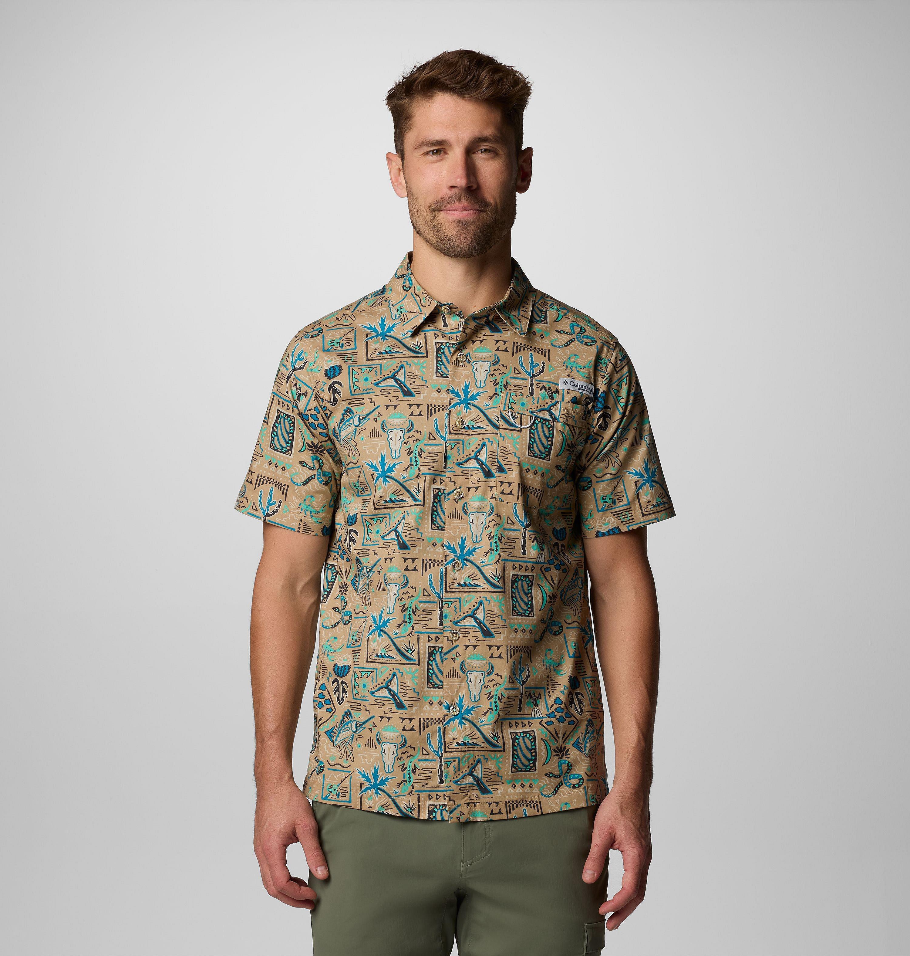 Men's PFG Wild Cast Camp Shirt